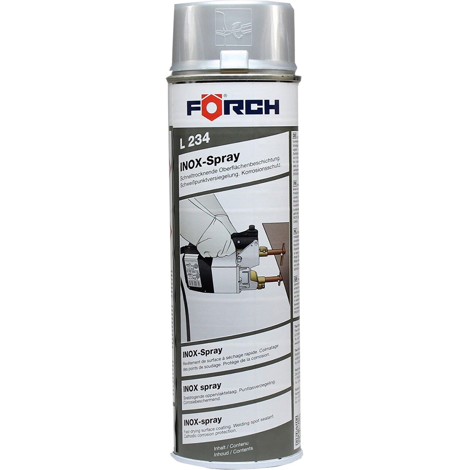 FÖRCH Rostschutzgrundierung Inox Spray L234 - 0.5 Ltr