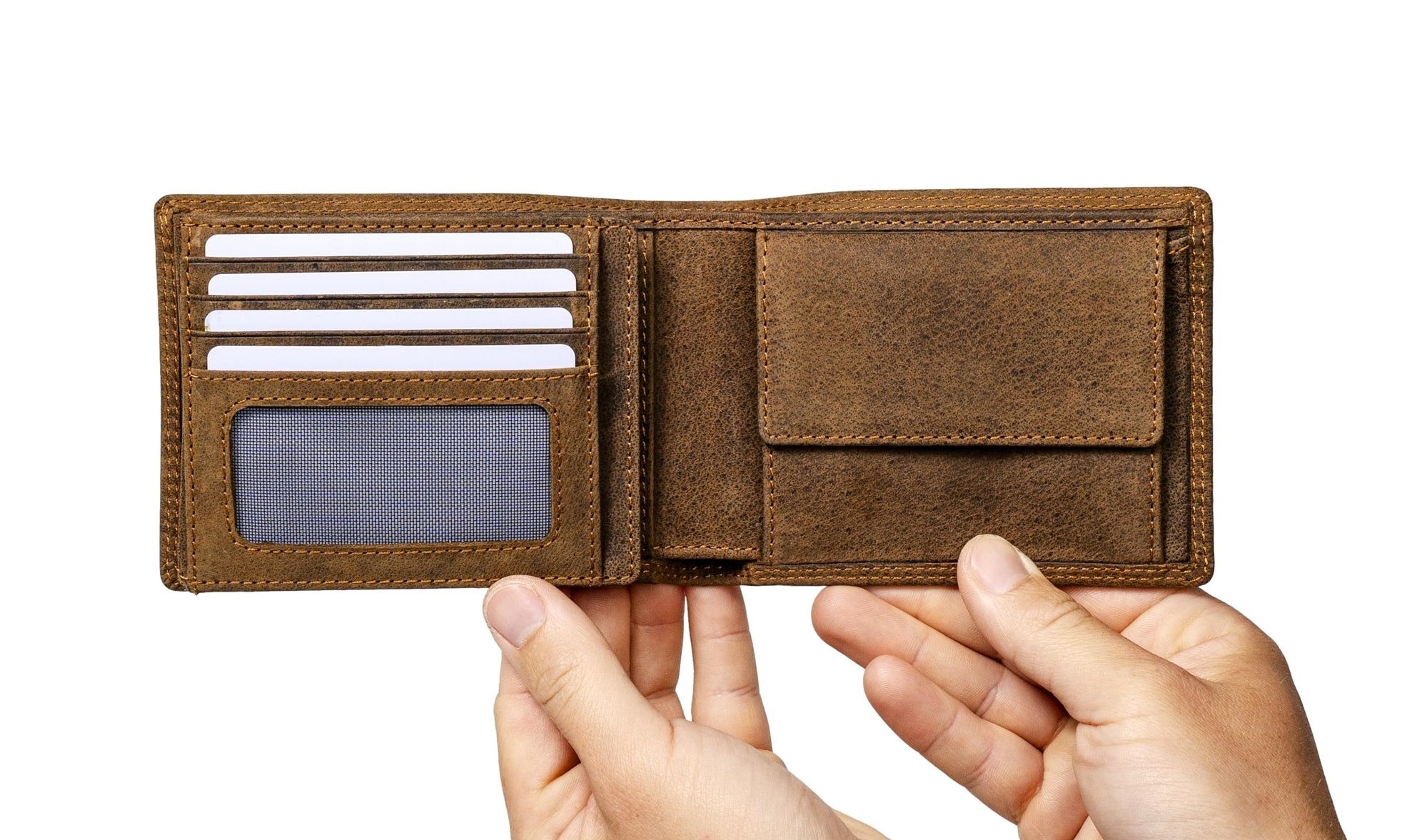 Elbleder Geldbörse Polo 105 klassisches Herren Portemonnaie aus Echtleder, günstig online kaufen