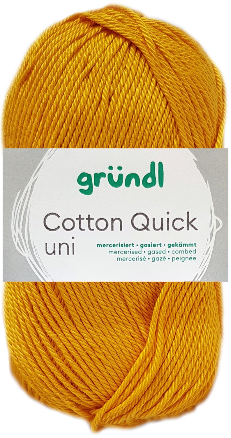 Gründl 50 Gramm Gründl Wolle Cotton Quick Uni Farbauswahl Häkelwolle