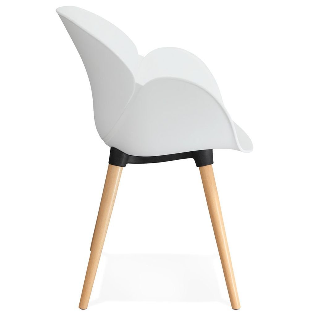 KADIMA Esszimmerstuhl Sessel x 59 Weiß Weiss 59,5 DESIGN Polym Plastic (white) ODIN