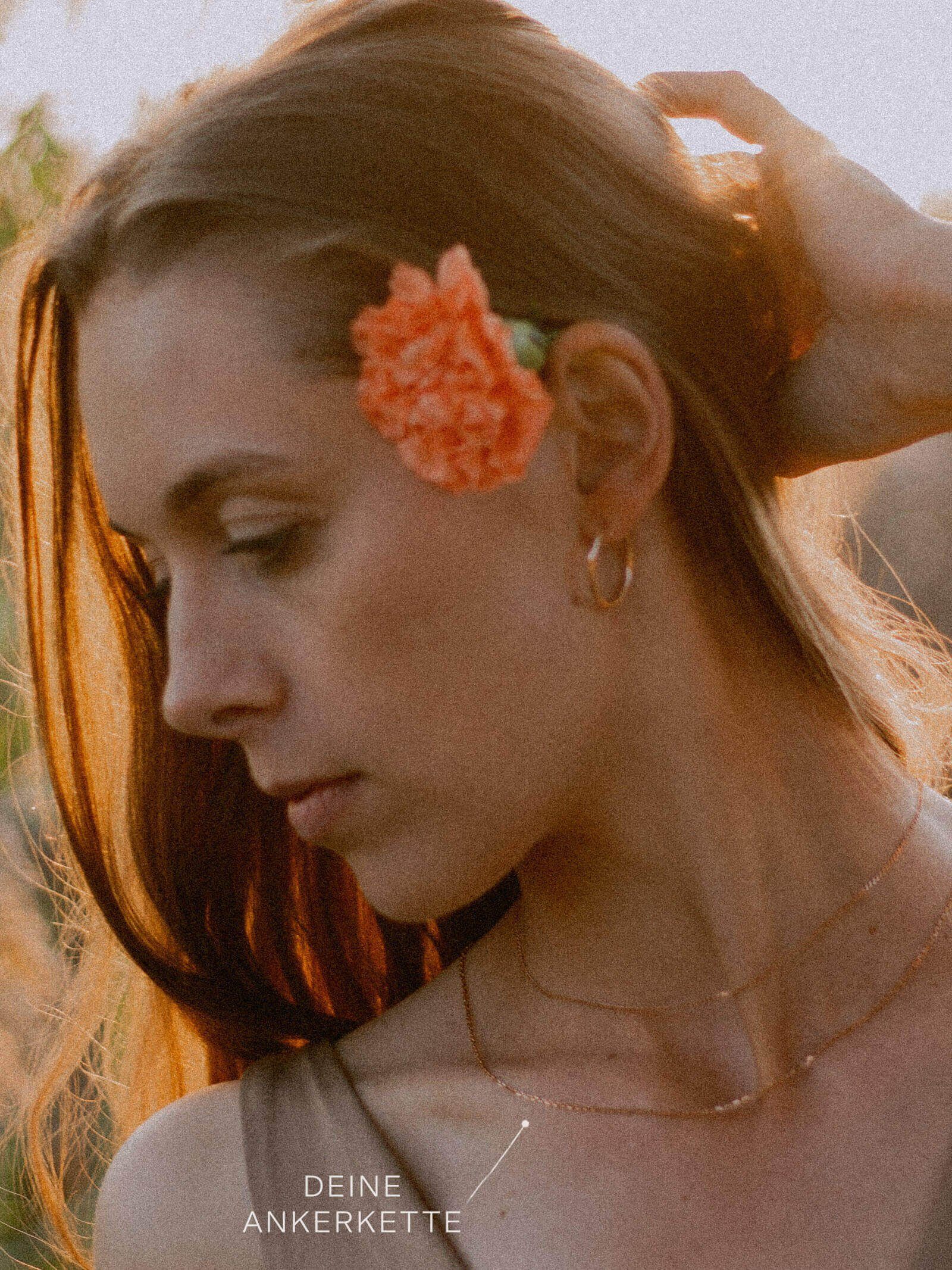 modabilé Kette ohne Anhänger Ankerkette DELICATE Roségold, Halskette Rosé V günstig online kaufen