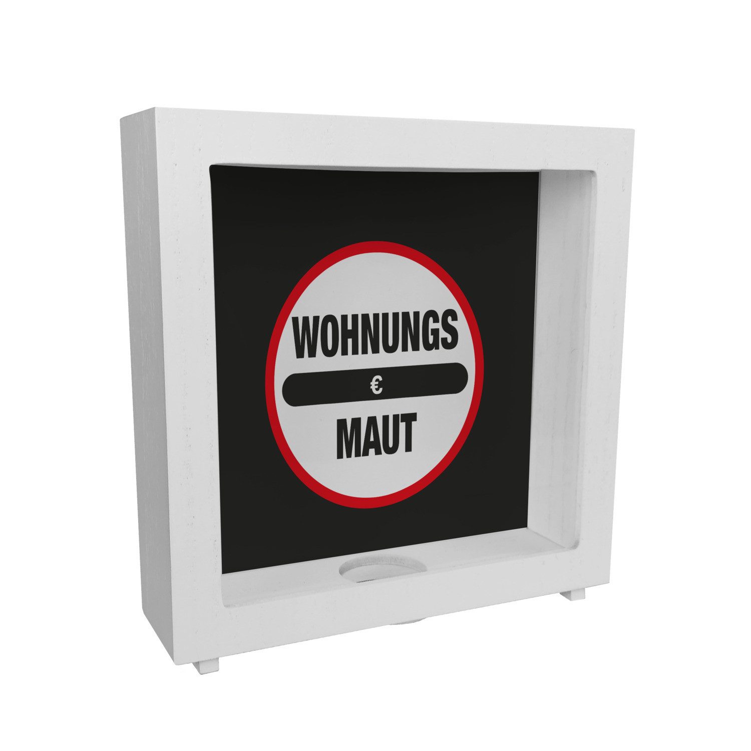 Spardose Wohnungs Maut Rahmen Spardose aus Holz