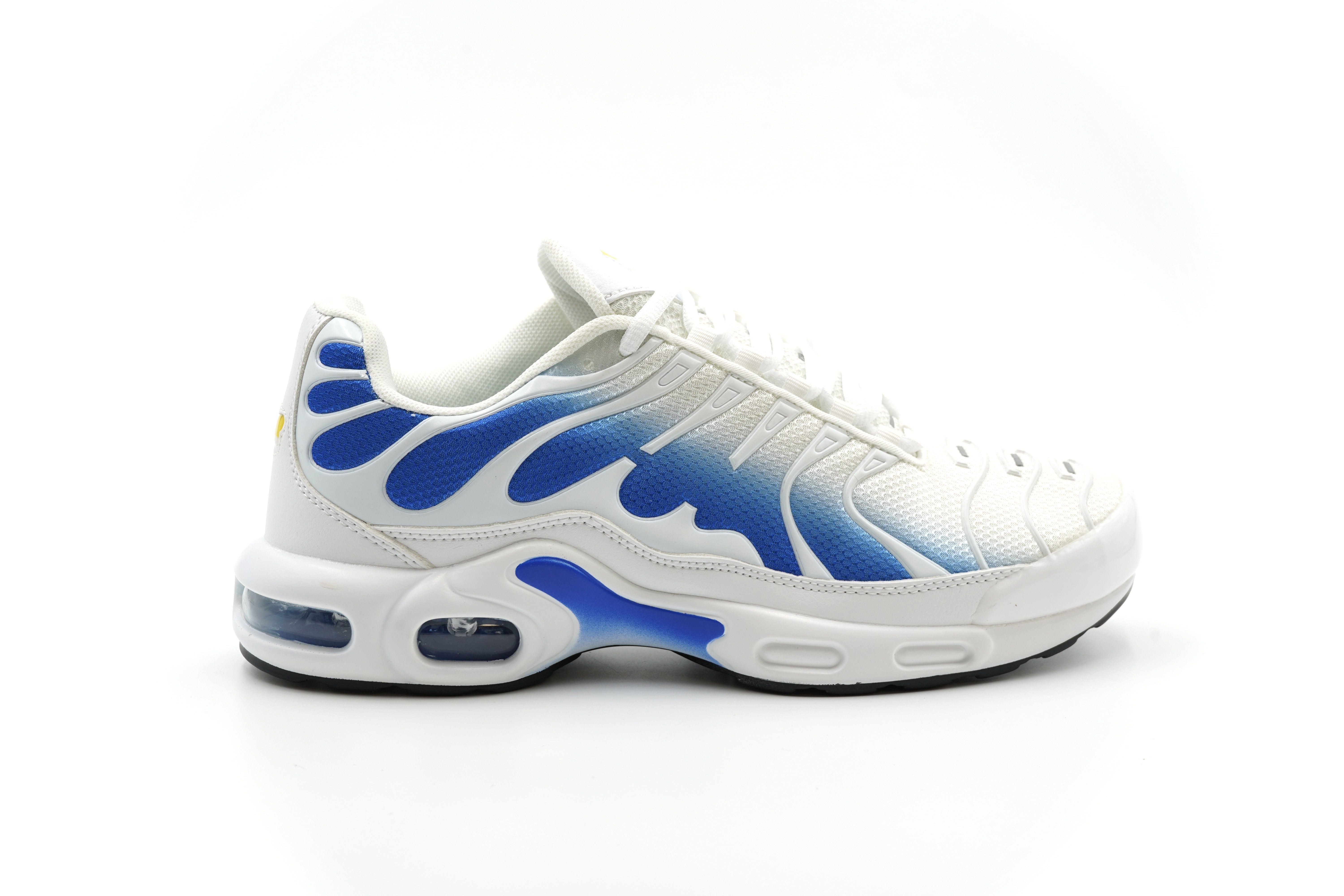 Sonderpostendiscount Herrensneaker K53 White/Royal mit Luftpolster Sneaker günstig online kaufen