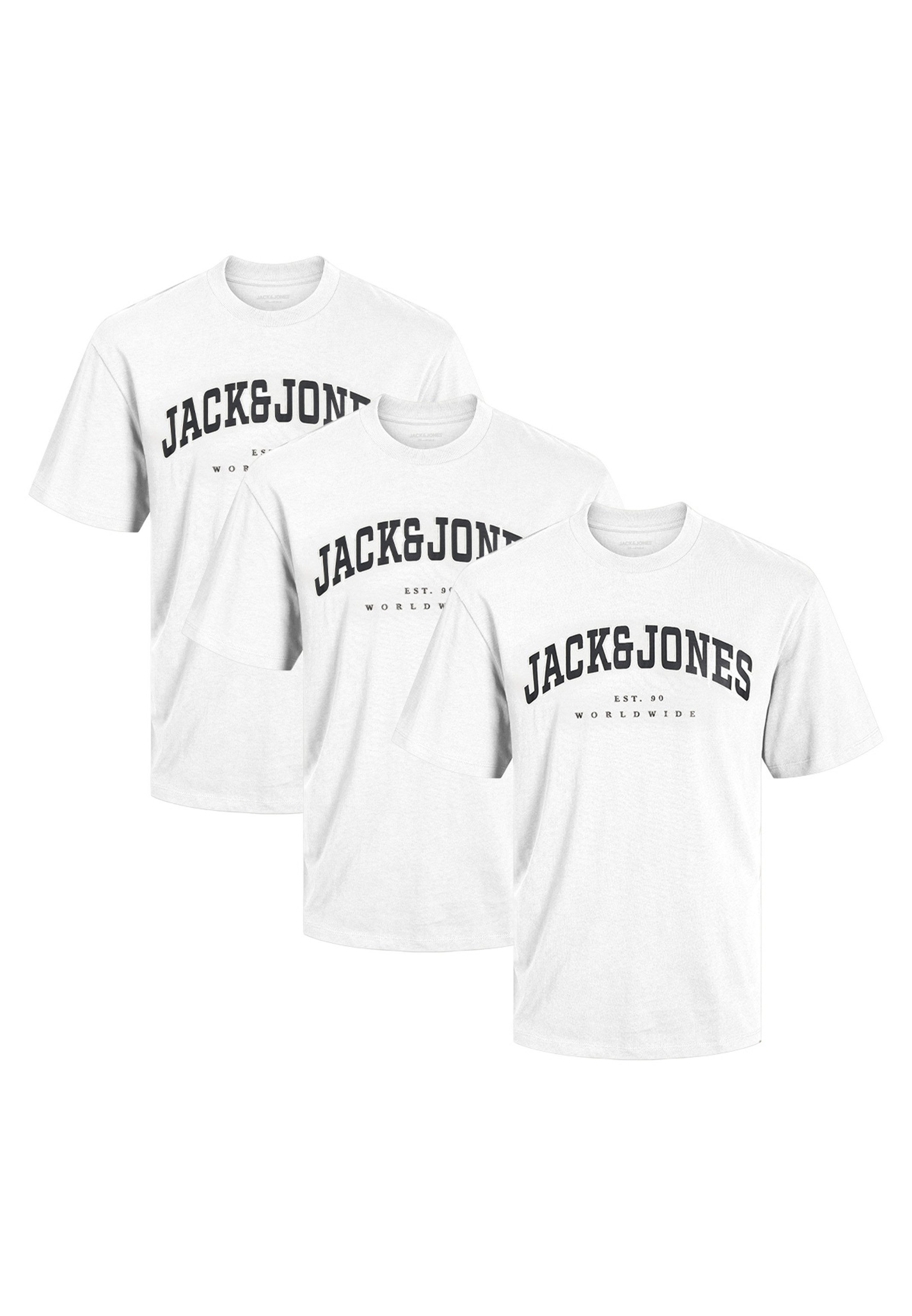 Jack & Jones T-Shirt 3er Pack günstig online kaufen