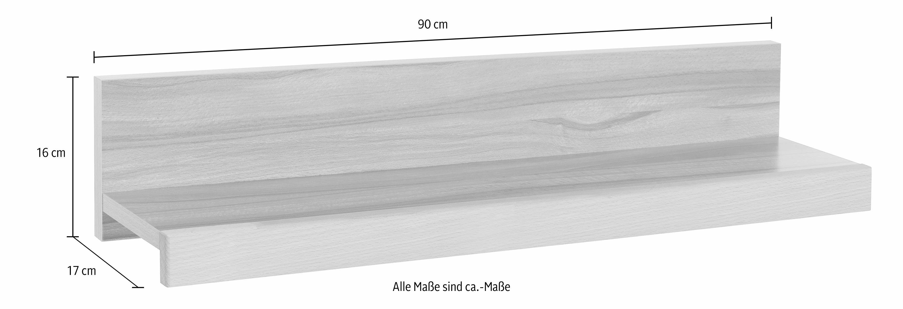 OTTO home Wandregal Logo,teilmassiv, Breite: je 90 cm, Set 2-tlg., Ablagefl günstig online kaufen