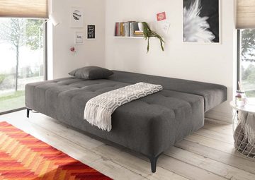 ED EXCITING DESIGN Schlafsofa, Molina Schlafsofa 203 x 107 cm Polstergarnitur Sofa Couch Anthrazit