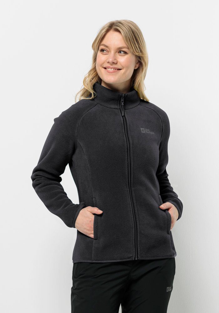 Schwarze Jack Wolfskin Fleecejacken für Damen kaufen | OTTO