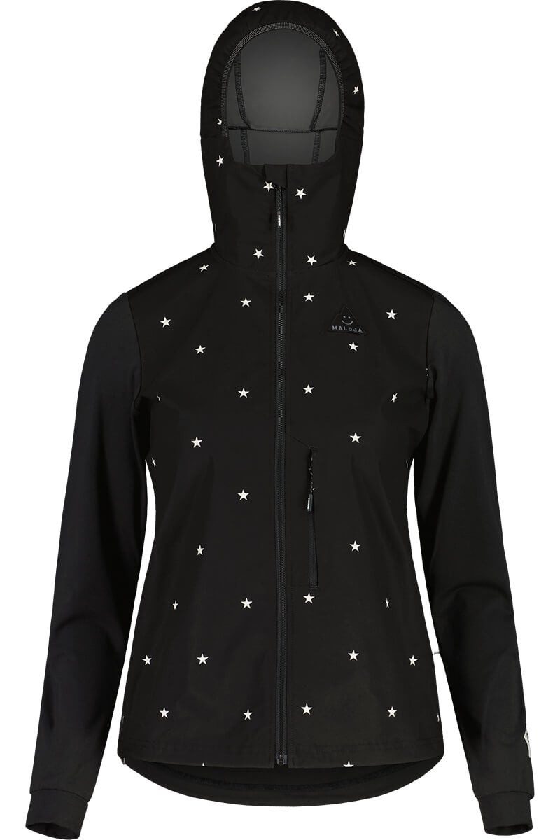 Softshelljacke Hybridjacke SennesM. Printed (hohe Atmungsaktivität, 3-Lagen)