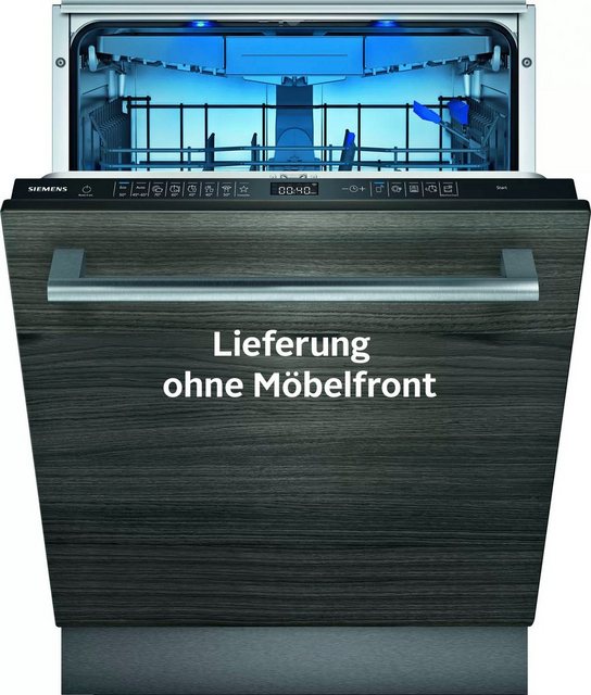 Siemens SX65ZX49CE iQ500 Vollintegrierter Geschirrspüler / C / 75 kWh / 2660 L/Jahr / Zeolith Trocknung / Smart Home kompatibel via Home Connect / glassZone im Oberkorb