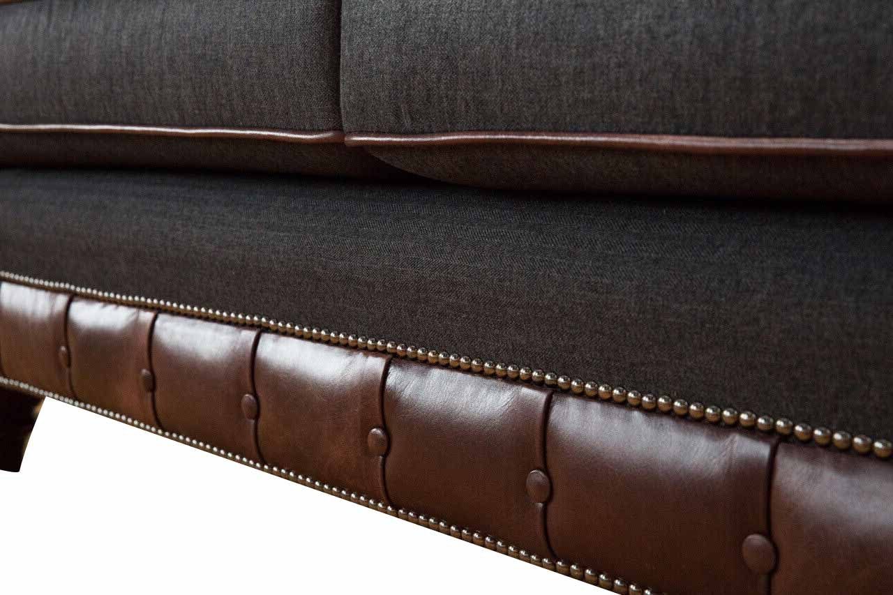 JVmoebel Sofas Couch Chesterfield Design Chesterfield-Sofa, Sitzer Wohnzimmer Sofa Klassisch 3