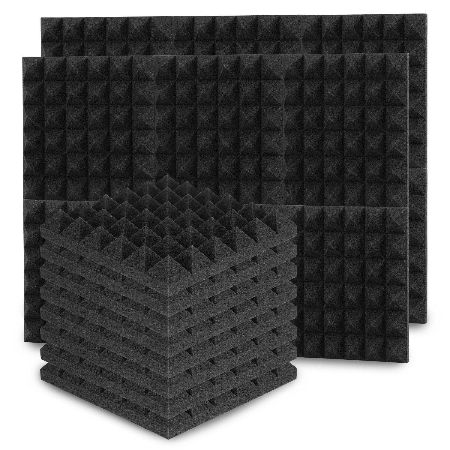 Clanmacy Akustikplatte 24er-Pack Akustikschaumstoffplatten, 5 x günstig online kaufen