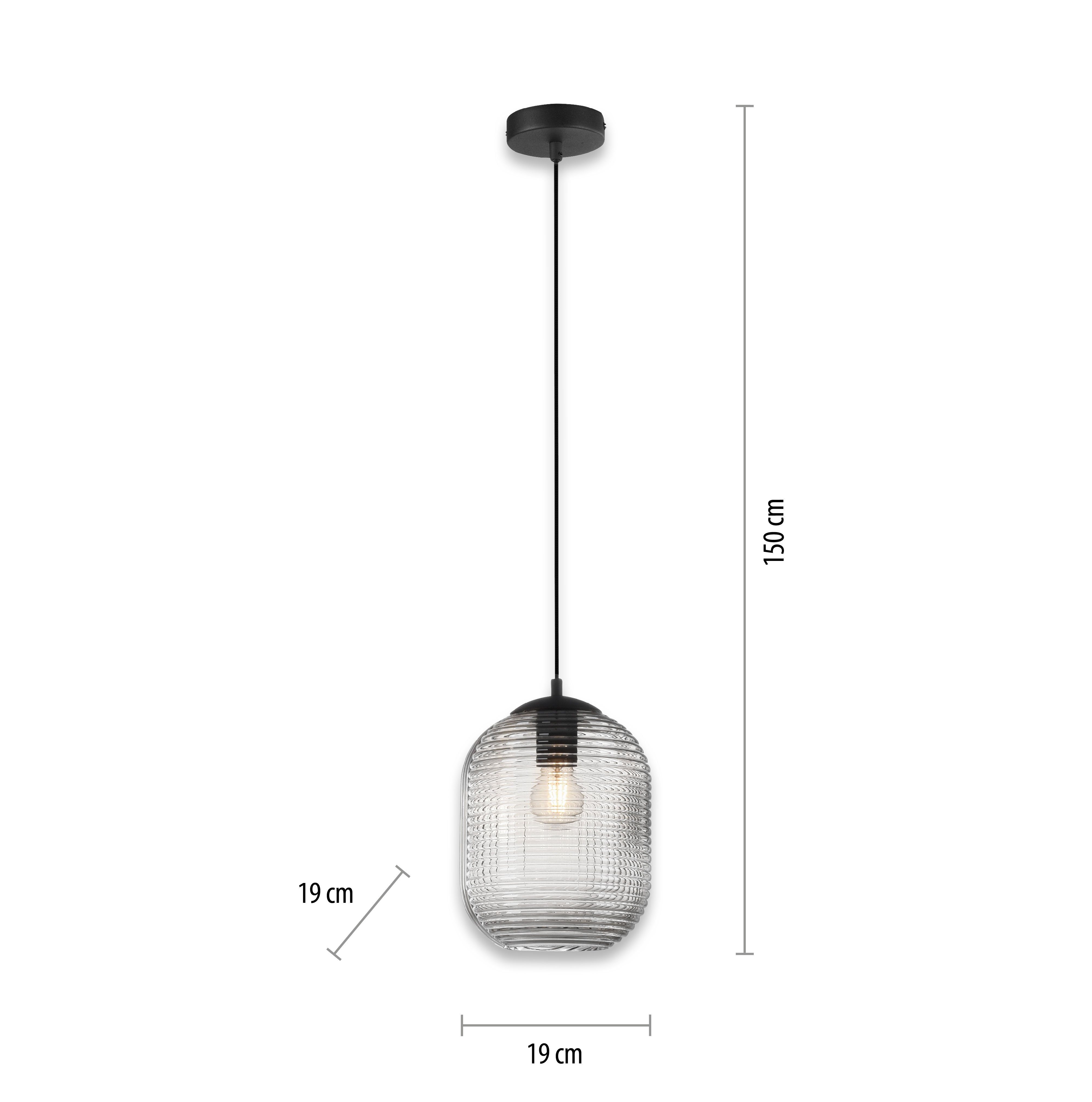 Neuhaus ohne Pendelleuchte ExklusiveE27 Leuchtmittel, SHITAKE, Paul