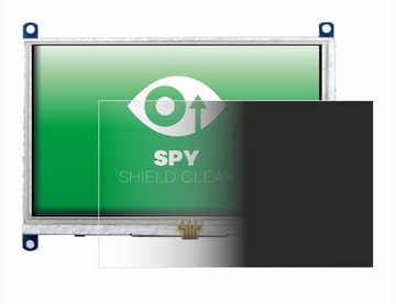 upscreen Blickschutzfolie für Raspberry Pi Touchscreen 5", Displayschutzfolie, Blaulichtfilter Privacy Folie Schutzfolie Sichtschutz klar Anti-Spy