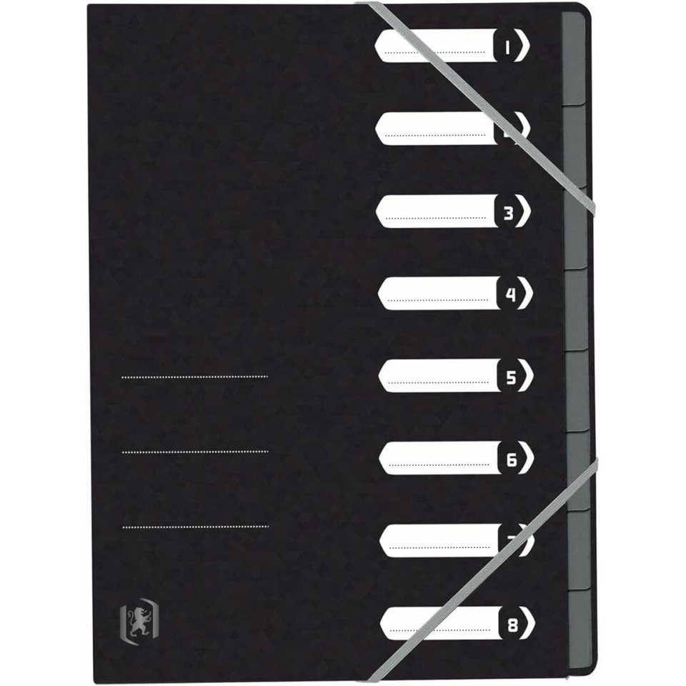 OXFORD Fächermappe Ordnungsmappe TOP FILE+ DIN A4 390g/m² Karton ...