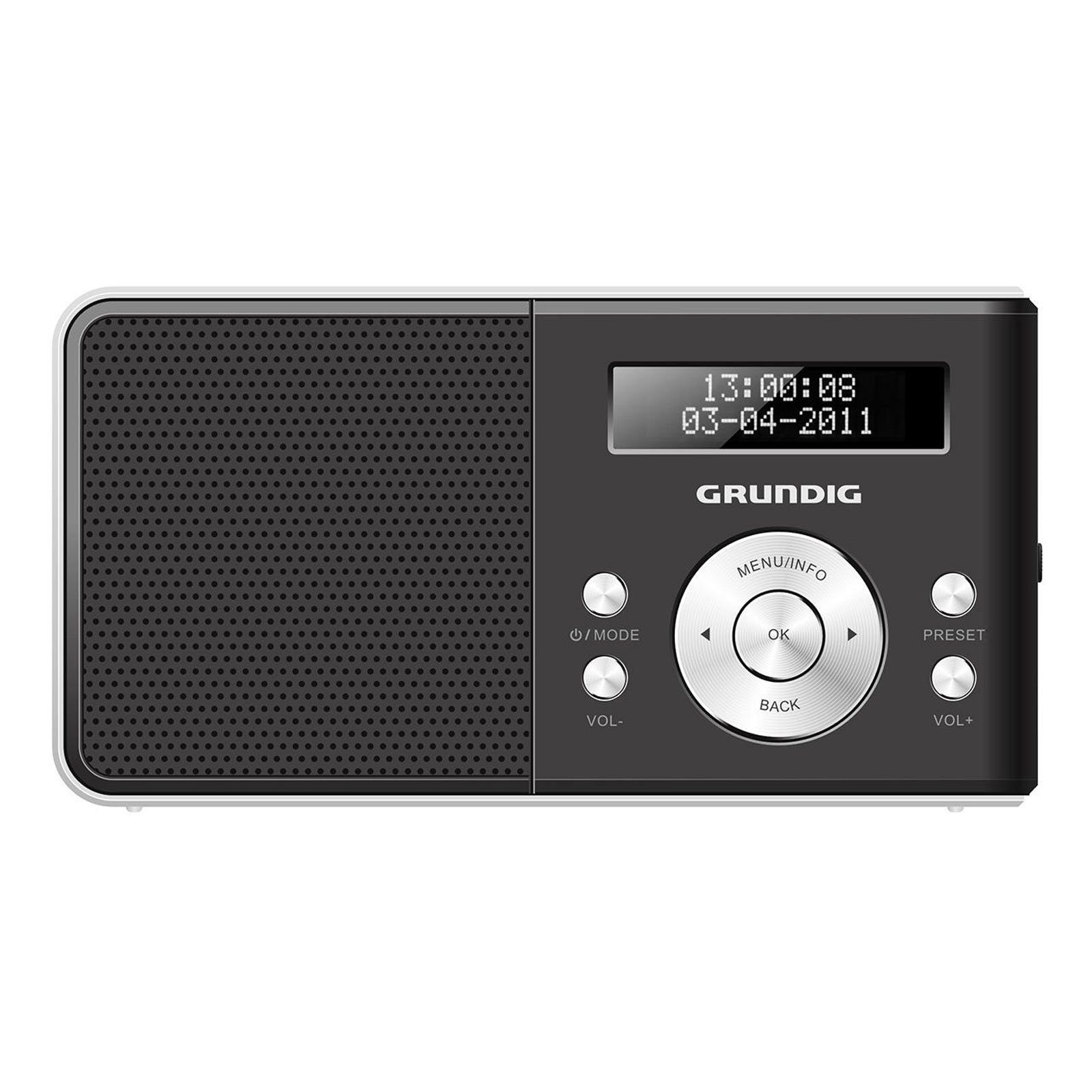 Grundig »MUSIC 5000 DAB+ weiß« CDPlayer, Kristallklarer