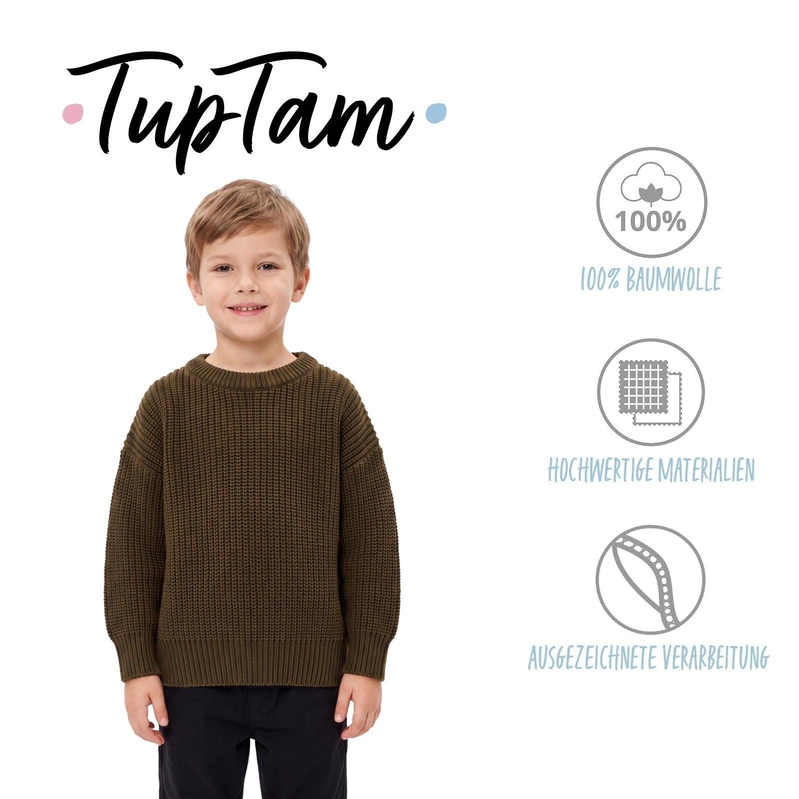 TupTam Strickpullover TupTam Strickpullover Bio- Baumwolle Junge Mädchen