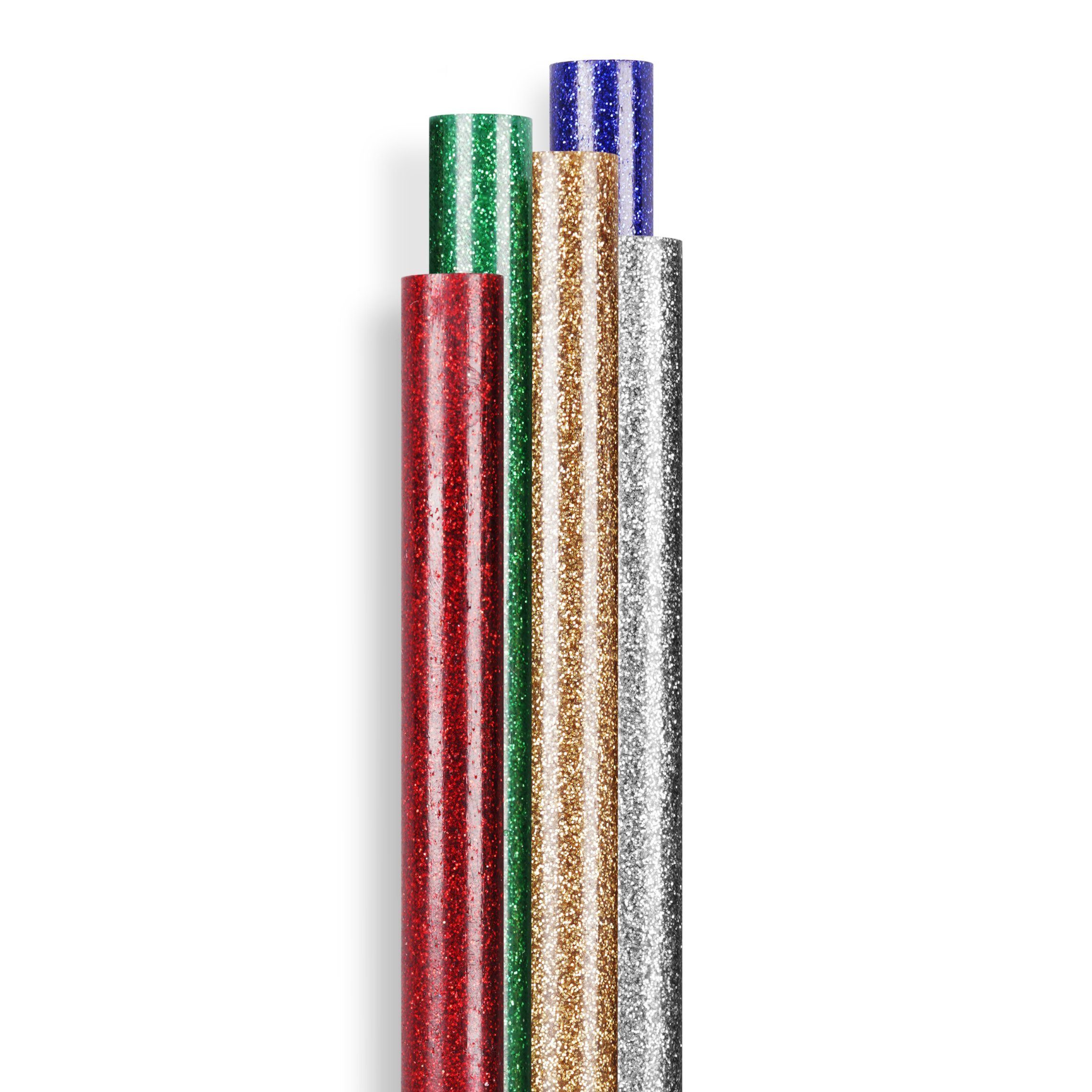 steinel Klebesticks Glitzer, Ø 7 mm 16 Sticks, 96 g, 150 mm Länge, bunter Schmelzkleber