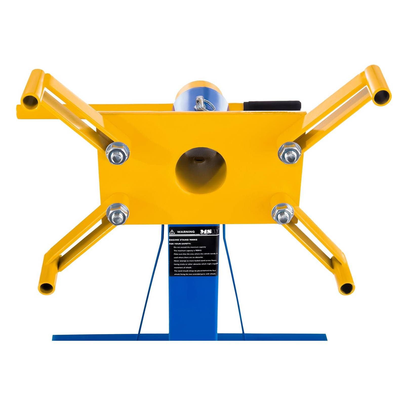 MSW Getriebeheber Motorständer Getriebehalter 900kg 360° drehbar 6 Rollen einstellbar – Bild 2 von 4