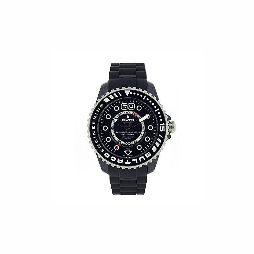 Automatikuhr BultacoHerren-Armbanduhr Uhr Bultaco BLPB45A-CB1 48mm Automatikuhr Sil