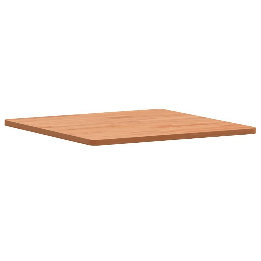 furnicato Tischplatte 50x50x1,5 cm Buche Quadratisch Massivholz