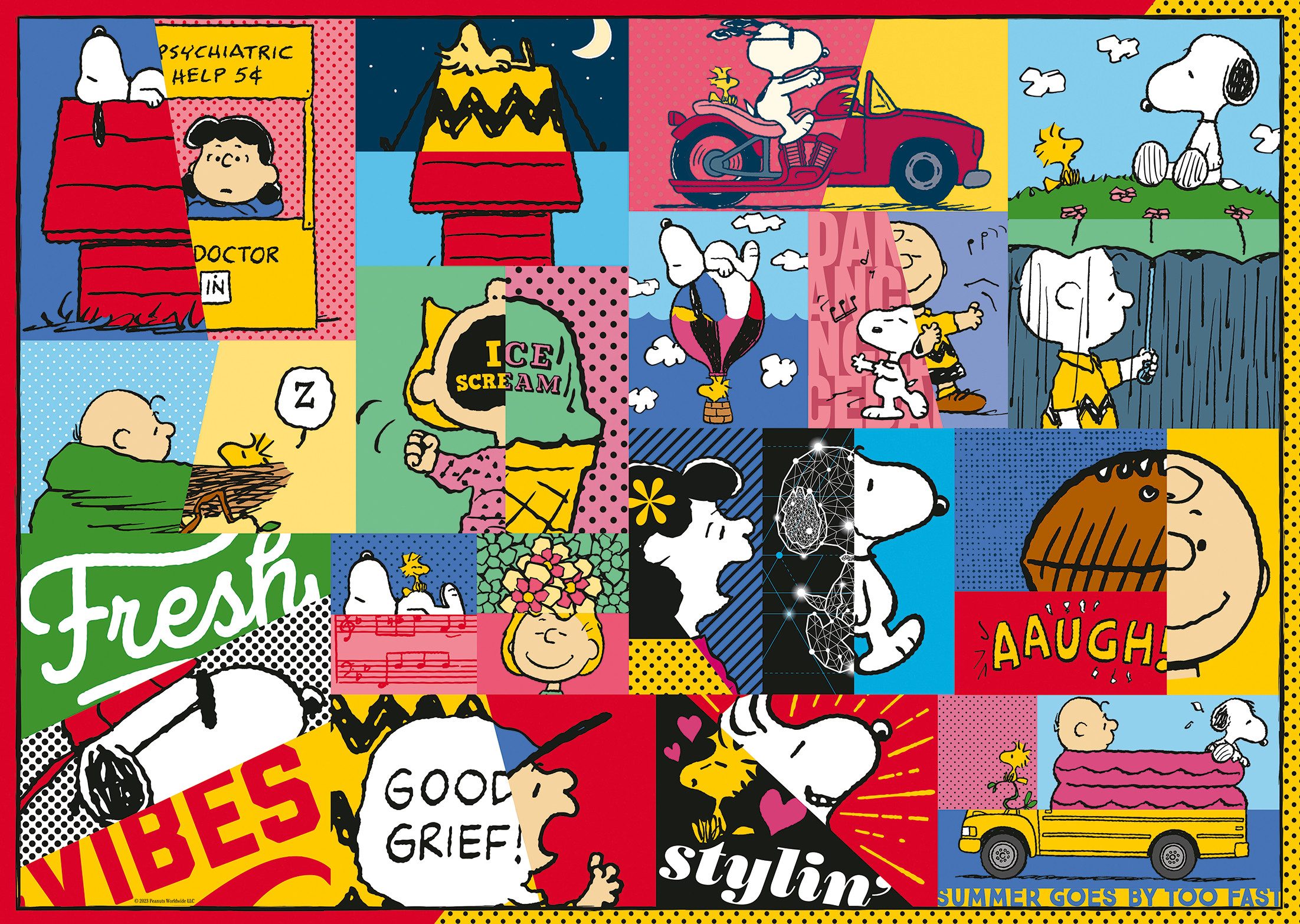 Ravensburger Puzzle Peanuts Momente, 1000 Puzzleteile, günstig online kaufen
