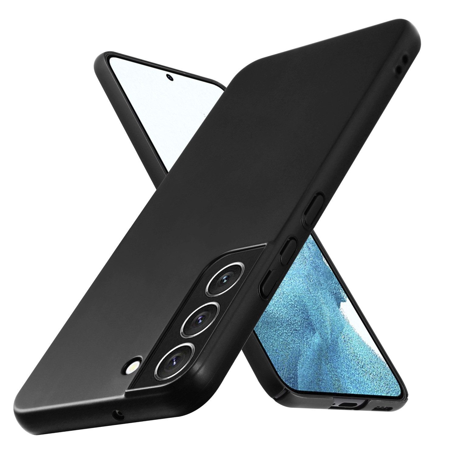 Cadorabo Handyhülle für Samsung Galaxy S22 PLUS Hülle Samsung Galaxy S22 PLUS, Handy Schutzhülle - Hülle - Robustes Hard Cover Back Case Bumper