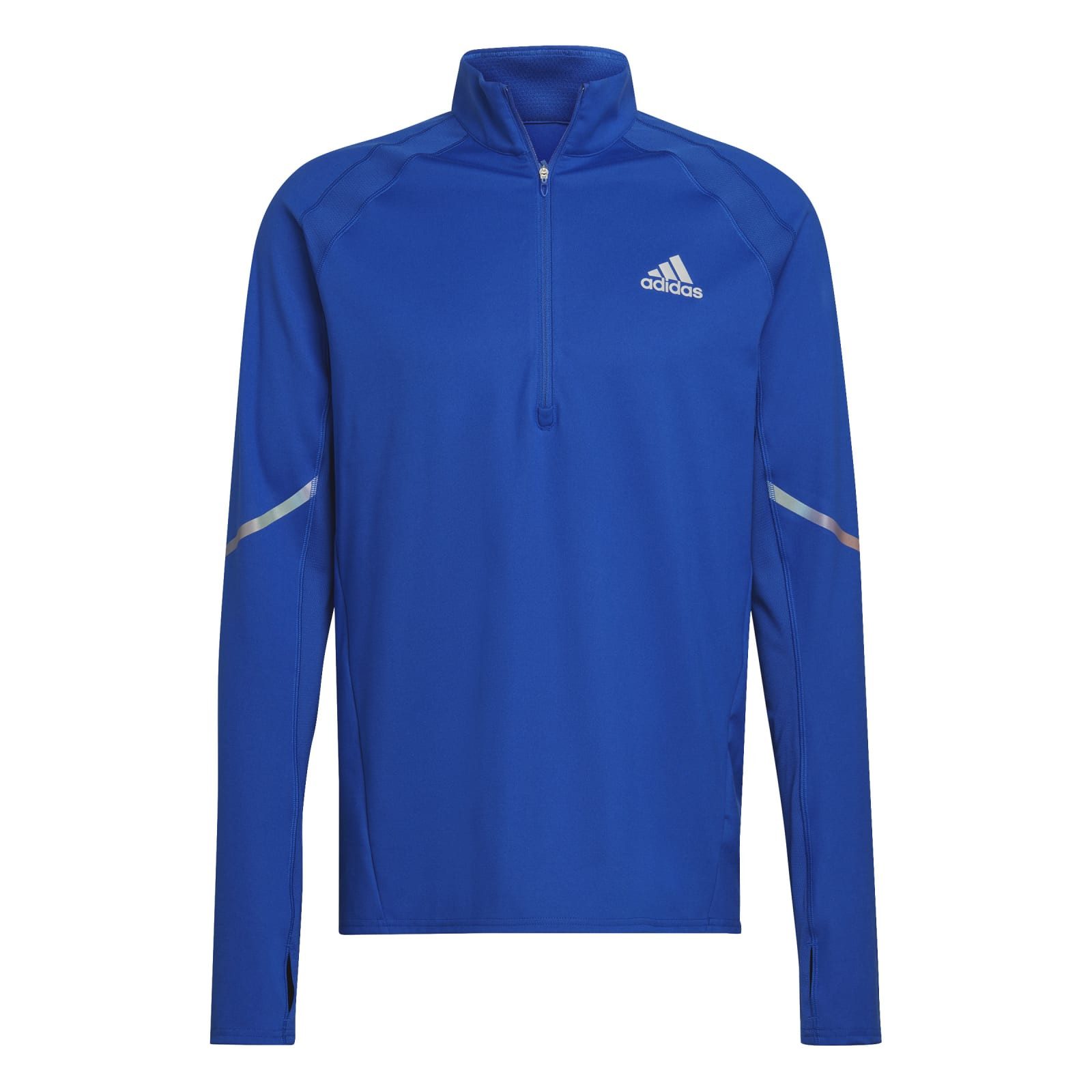 adidas Performance Langarmshirt Everydayrun Half-Zip Oberteil blau Herren