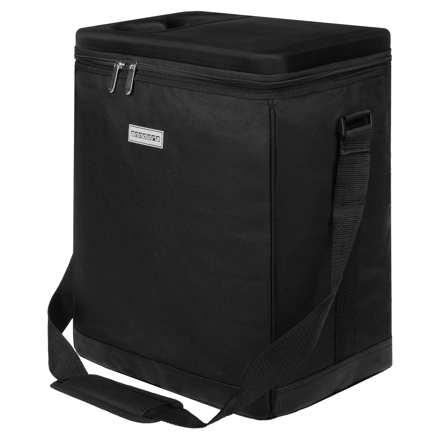 anndora Kühlbox - Kühltasche kompatibel carrycruiser 32L - reisenthel Kühleinsatz schwarz