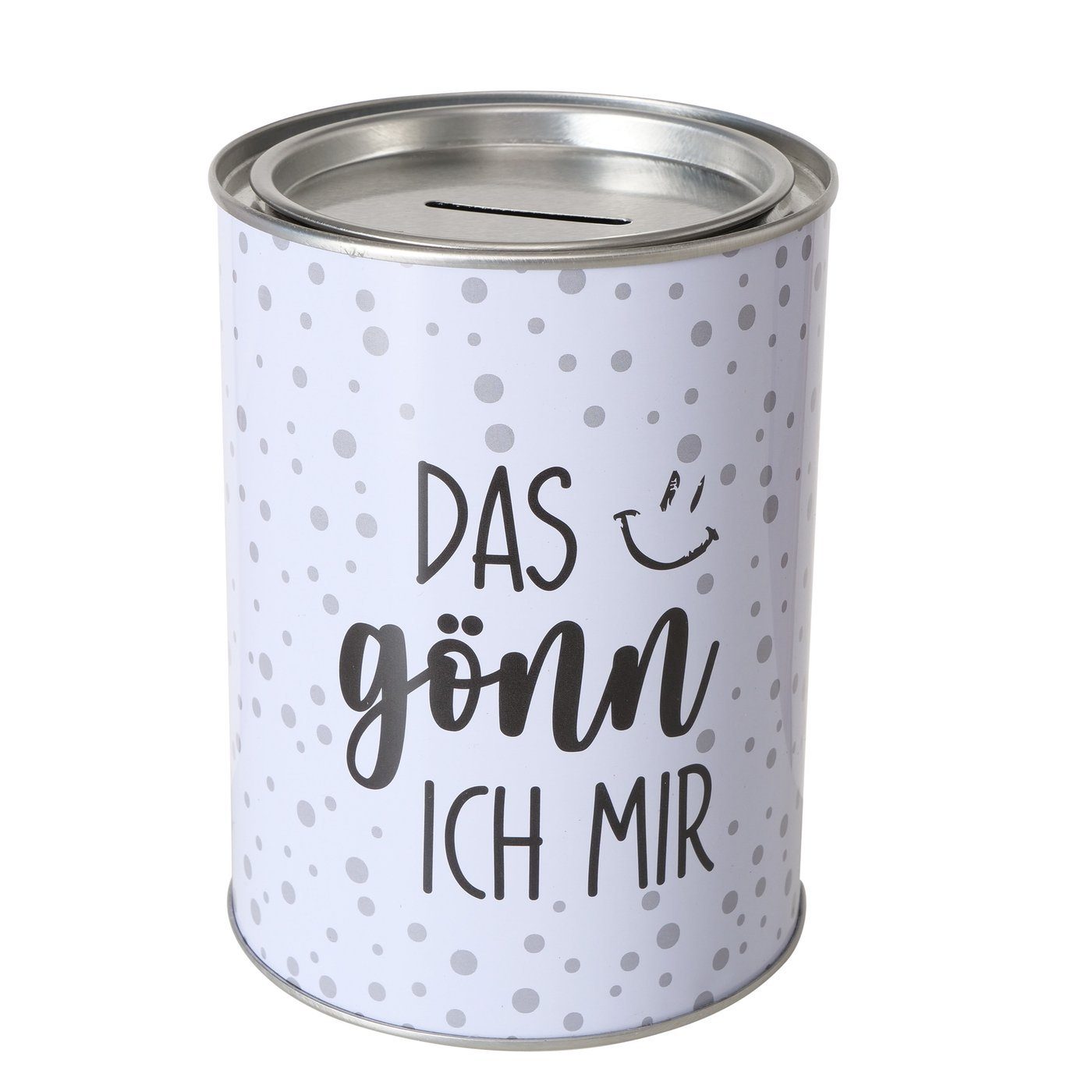 ReWu Spardose Spardose aus Blech mit Deckel zum Abnehmen