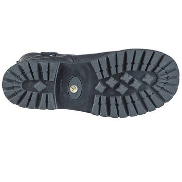Ocra Ocra Stiefel 313 Winter Schuhe für Kinder mit Lammfell Schwarz Schnürstiefelette