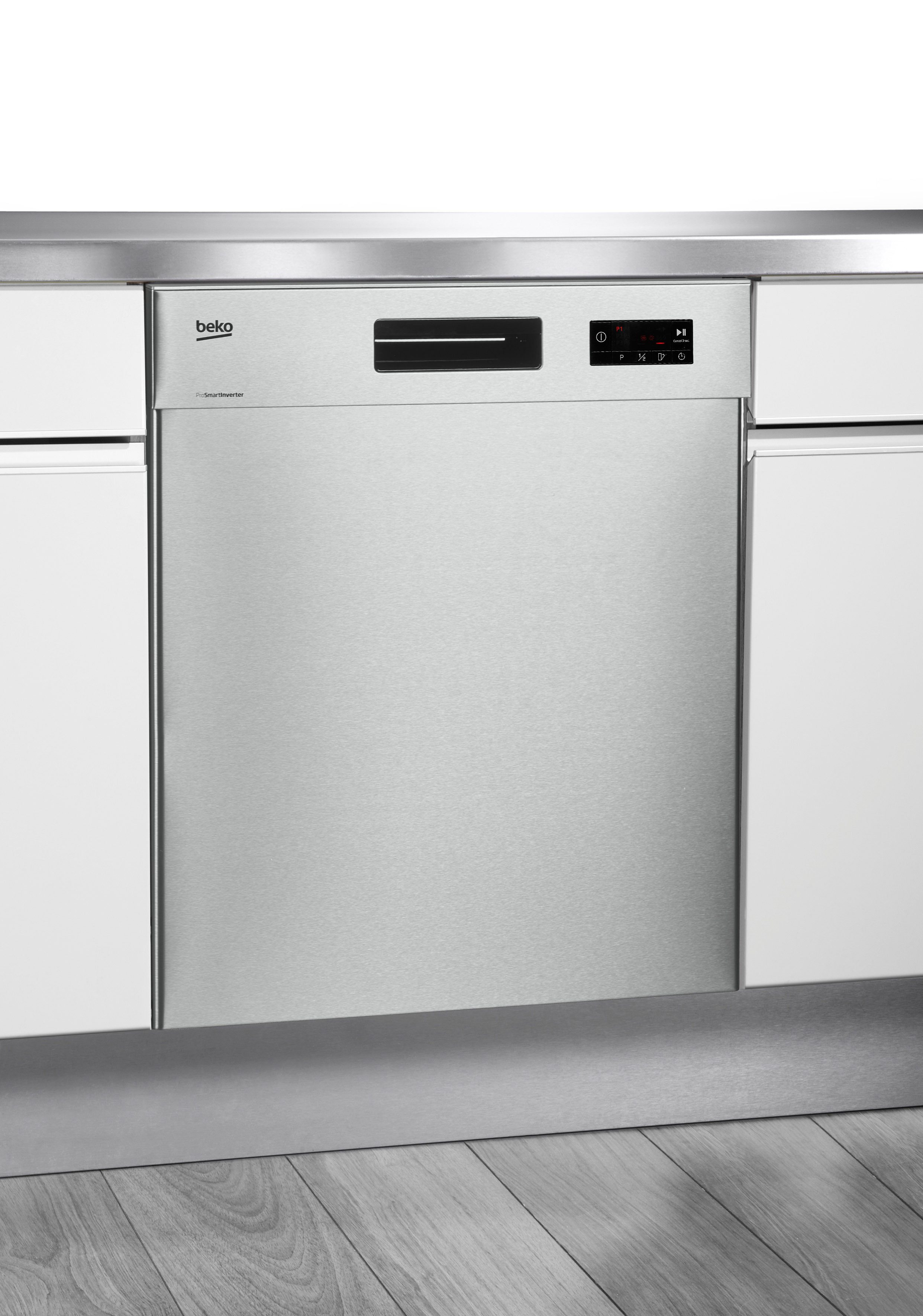 BEKO Unterbaugeschirrspüler BDUN16440X, 14 Maßgedecke, TrayWash – Intensivreinigung für 3 Backbleche in einem Durchgang – Bild 3 von 5