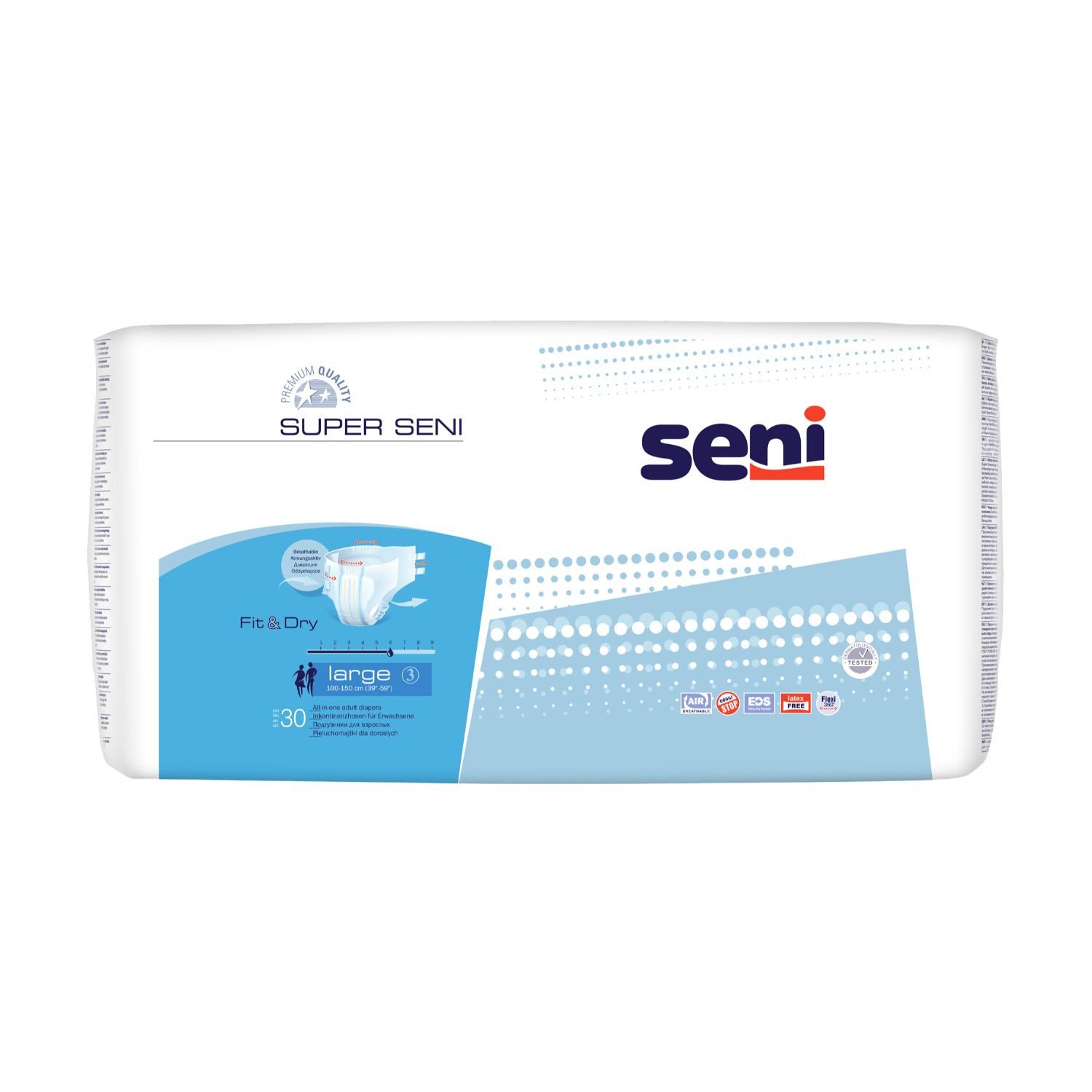 seni Inkontinenz-Einlage Seni Super Inkontinenzslips L 180 Stück