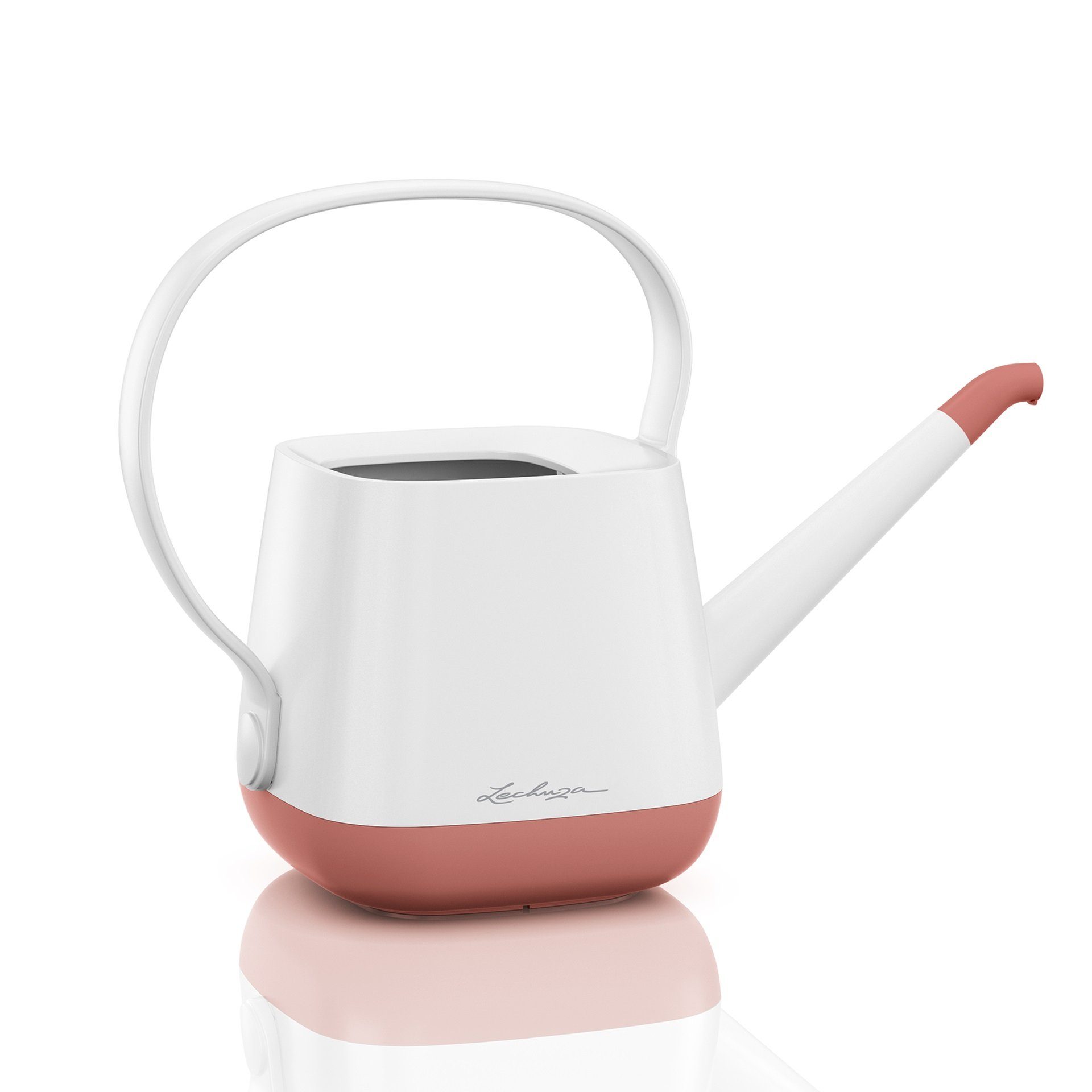 Lechuza® Gießkanne Yula 1,7L weiß/pearl rose seidenmatt