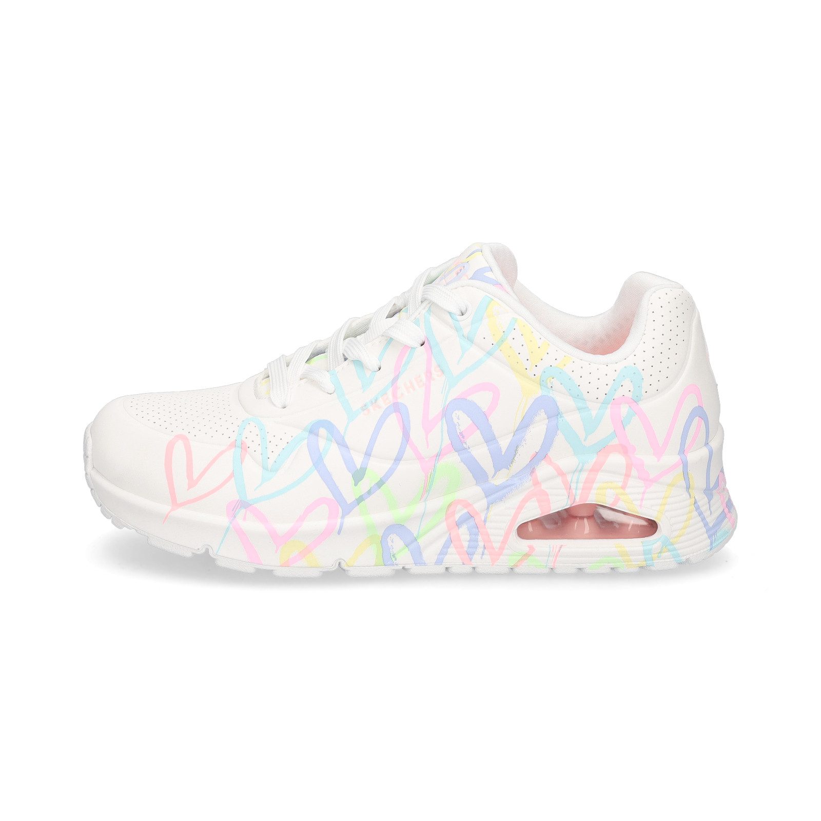 Skechers Skechers JGoldcrown Damen Sneaker UNO Spread The Love weiß pastell günstig online kaufen