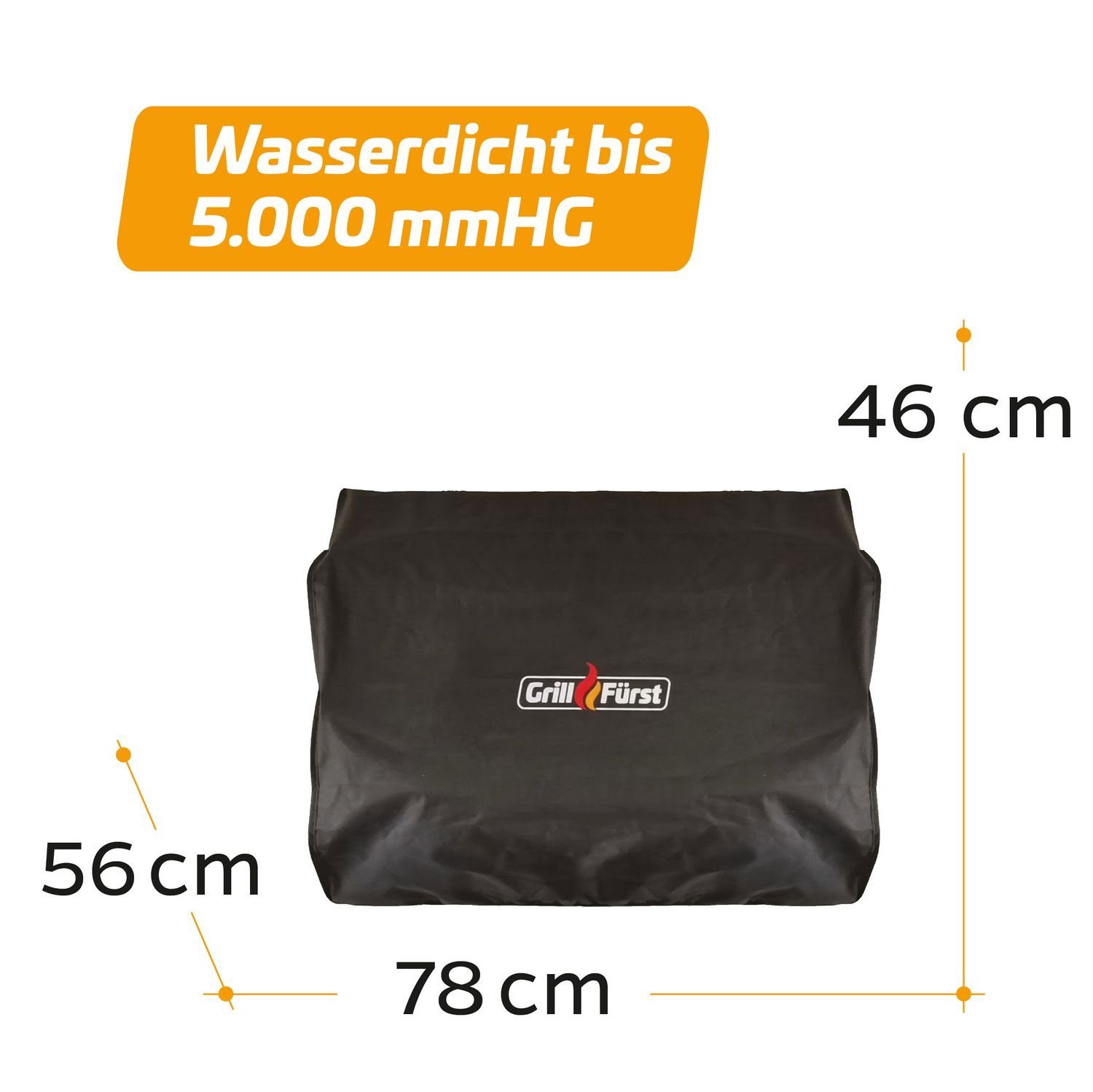 Grillfürst Grillabdeckhaube Grillfürst Abdeckhaube für Grillfürst G401 / G490 / G591 Einbaugrill