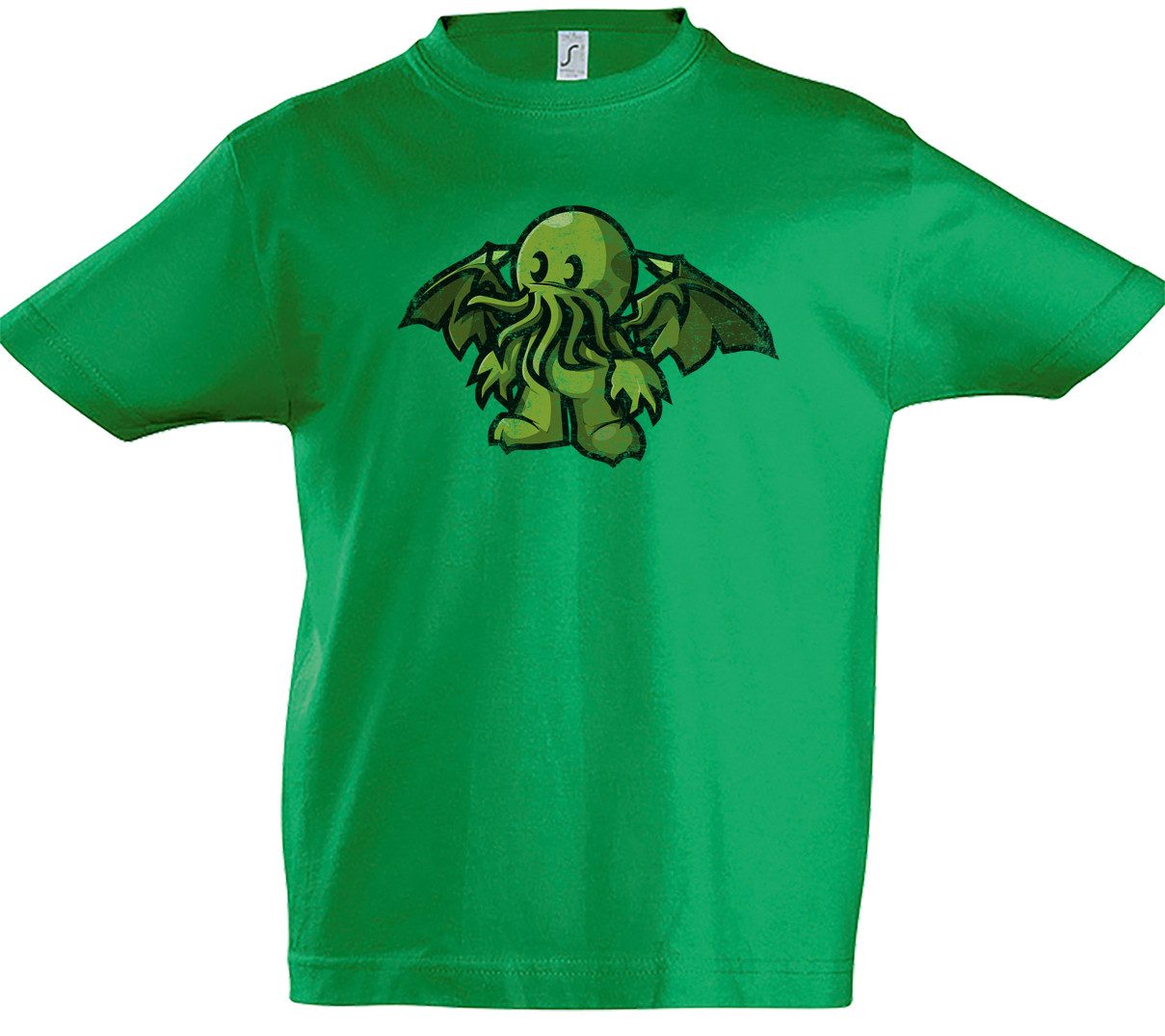Urban Backwoods Print-Shirt Tiny Cthulhu I Kinder T-Shirt Call Horror Arkham H. P. Lovecraft (1-tlg) Miskatonic R´LYEH University Antarctic