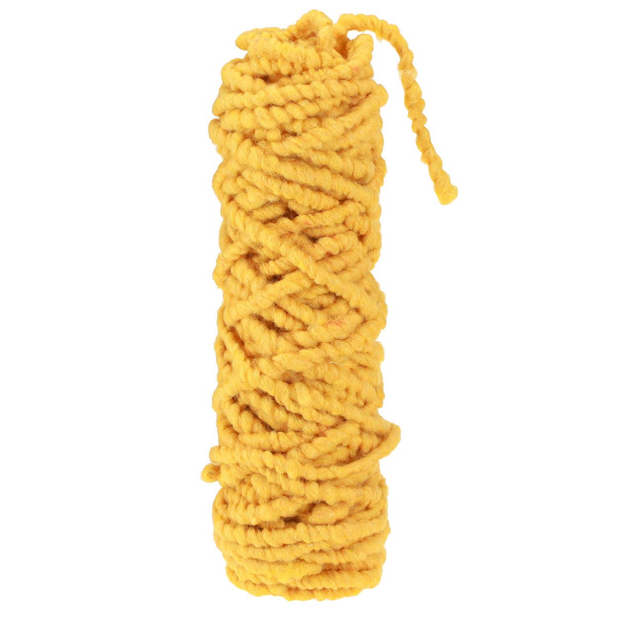 STYLIT by Lehner Wolle Filzband Decorative Felt Cord Flausch Mirabell in Sunflower Yellow 25m for