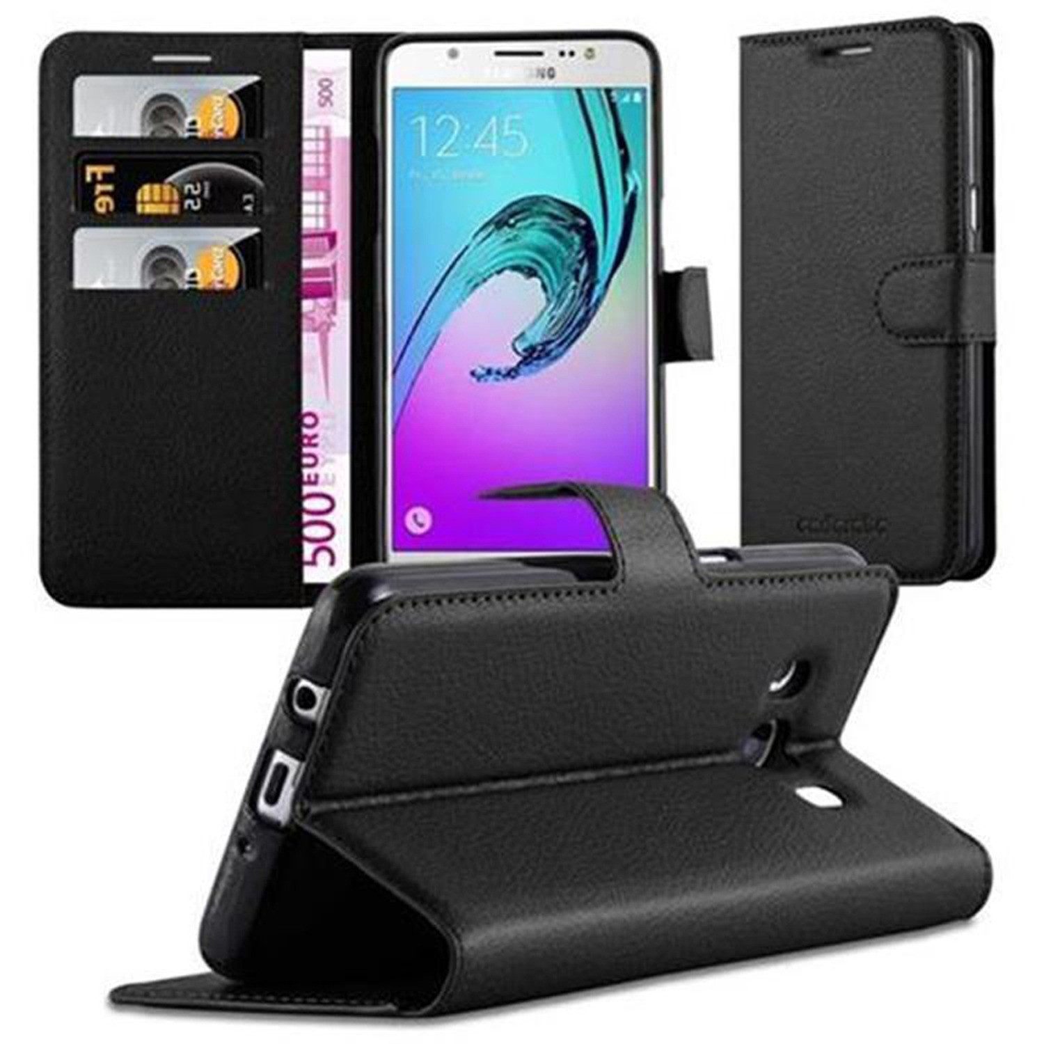 Cadorabo Handyhülle Samsung Galaxy J5 2016 Samsung Galaxy J5 2016, Klappbare Handy Schutzhülle - Hülle - mit Standfunktion und Kartenfach