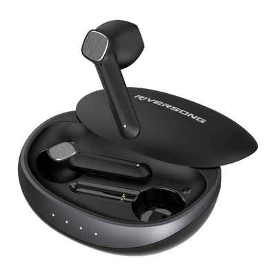 RIVERSONG »Joypro M1 Earbuds« wireless In-Ear-Kopfhörer (Bluetooth, Ohrhörer, Headphone, Earbuds, HD Sound, bis zu 24 Stunden Musikgenu)
