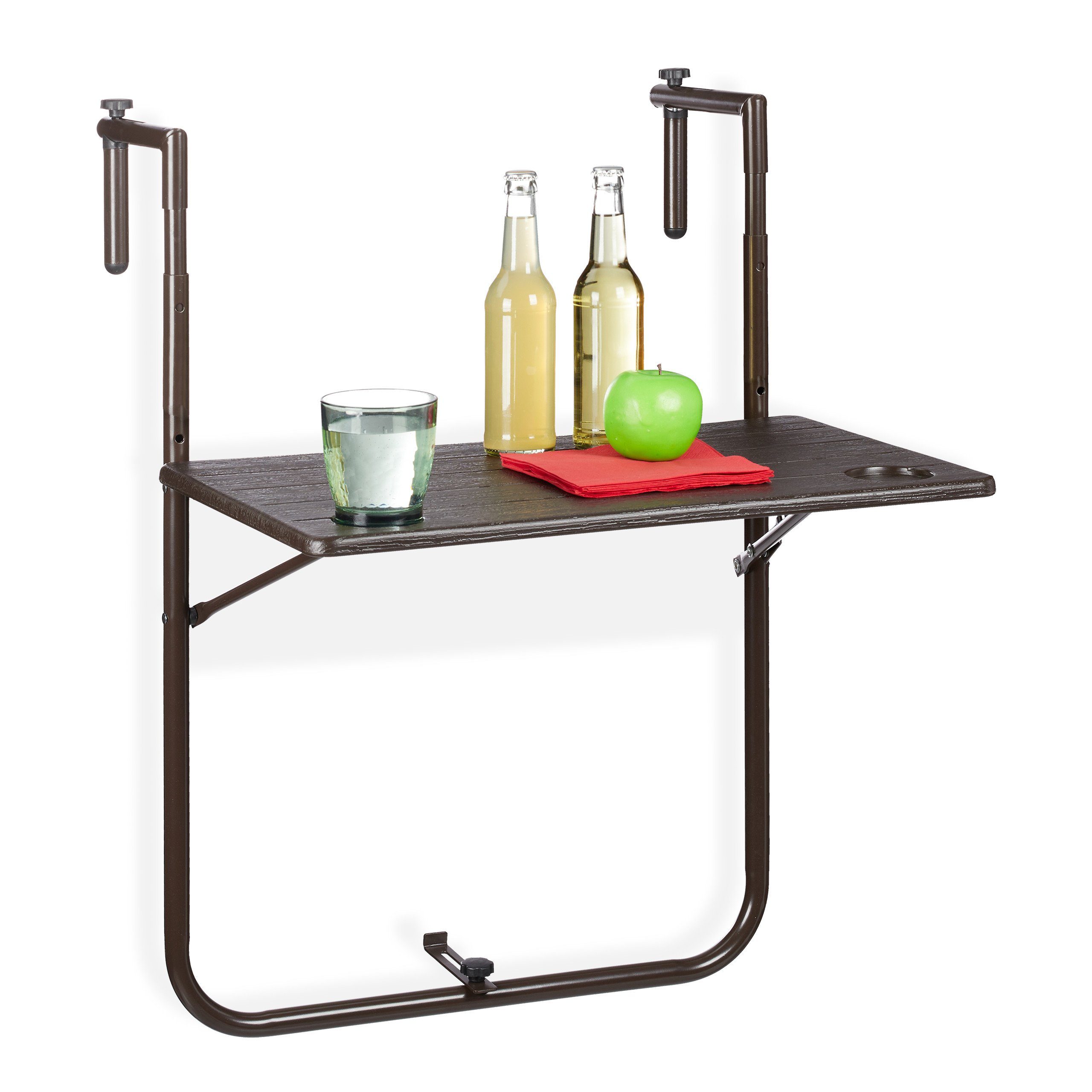 relaxdays Balkonhängetisch klappbar günstig online kaufen