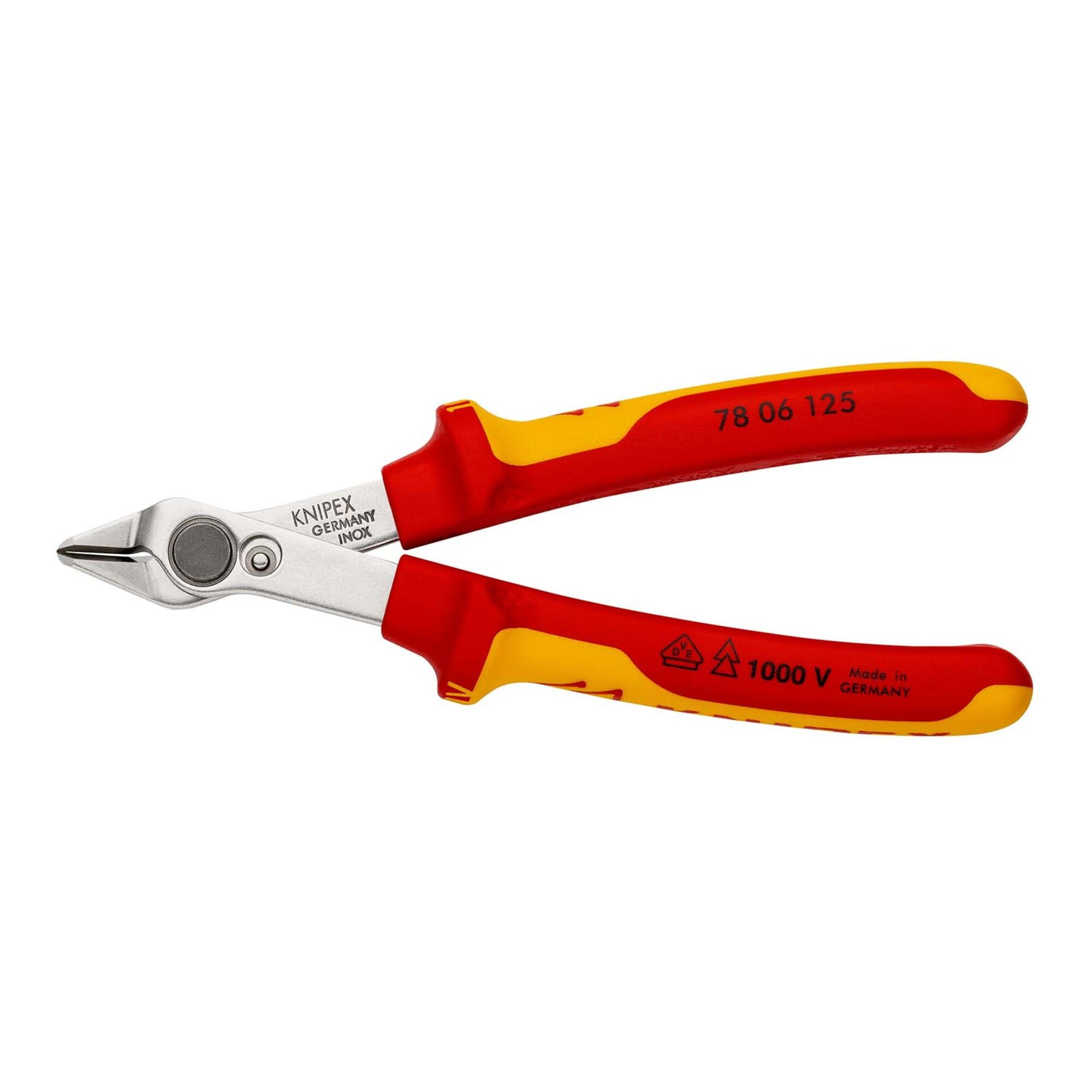 Knipex Seitenschneider KNIPEX 78 06 125 Electronic Super Knips® VDE isoliert mit