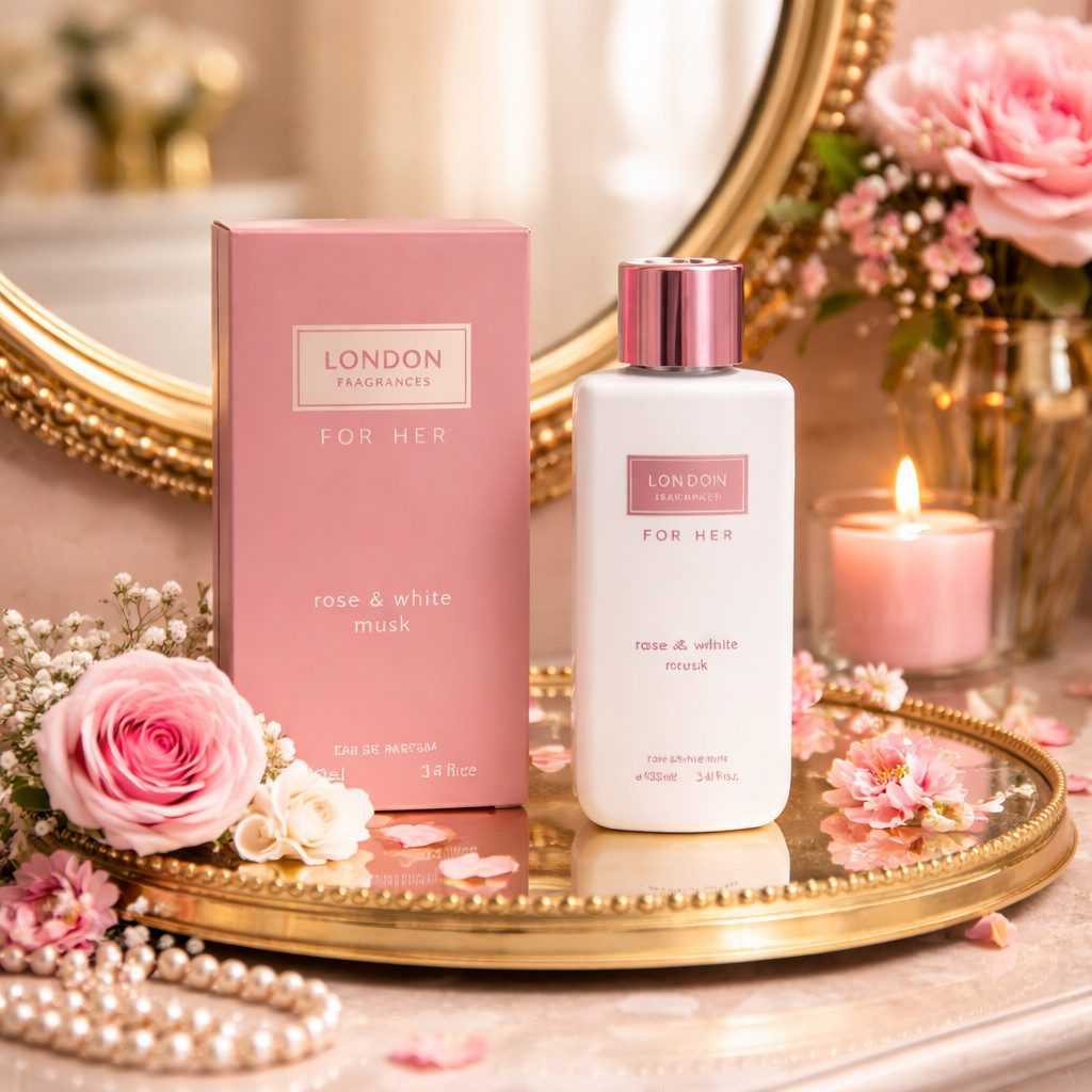 LONDON FRAGRANCES Eau de Parfum London Fragrances For Her Damenduft EDP 100 ml, 1-tlg., Hergestellt in UK, Damenduft,Elegant