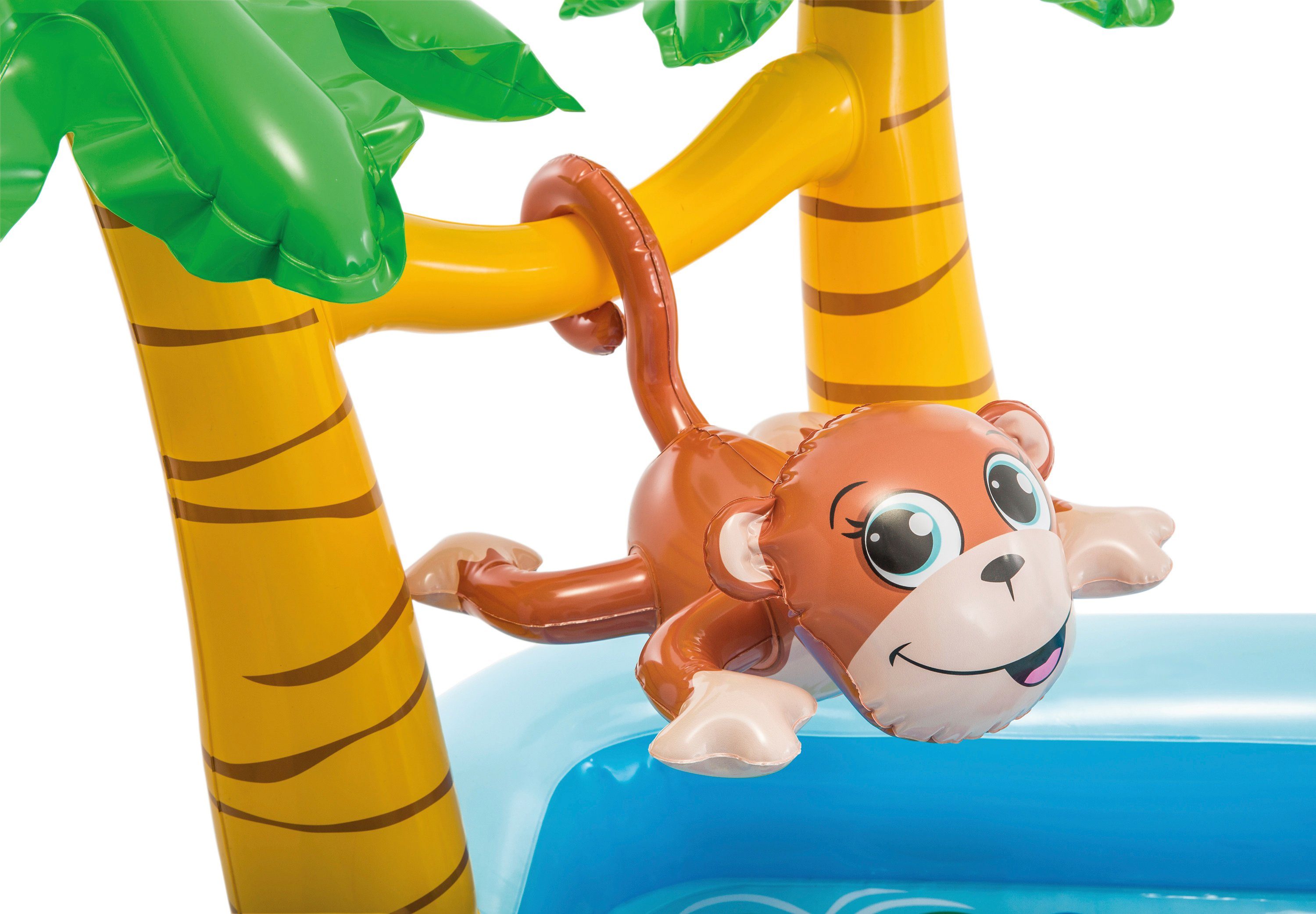 Intex Planschbecken Jungle Adventure Play Center BxLxH 198x244x71 cm Mit Reparaturflicken Uberlaufventil und Entleerungsventil