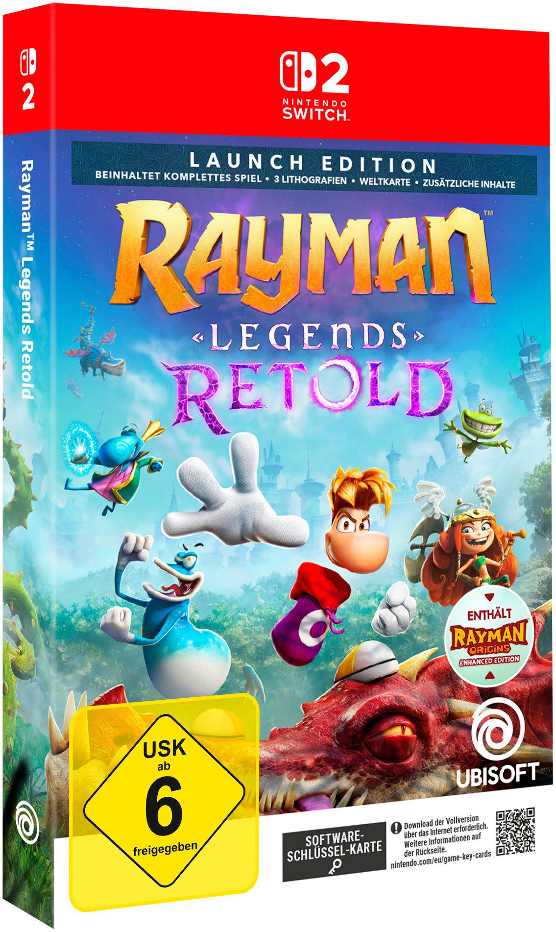 Rayman Legends Retold – Launch Edition Nintendo Switch 2