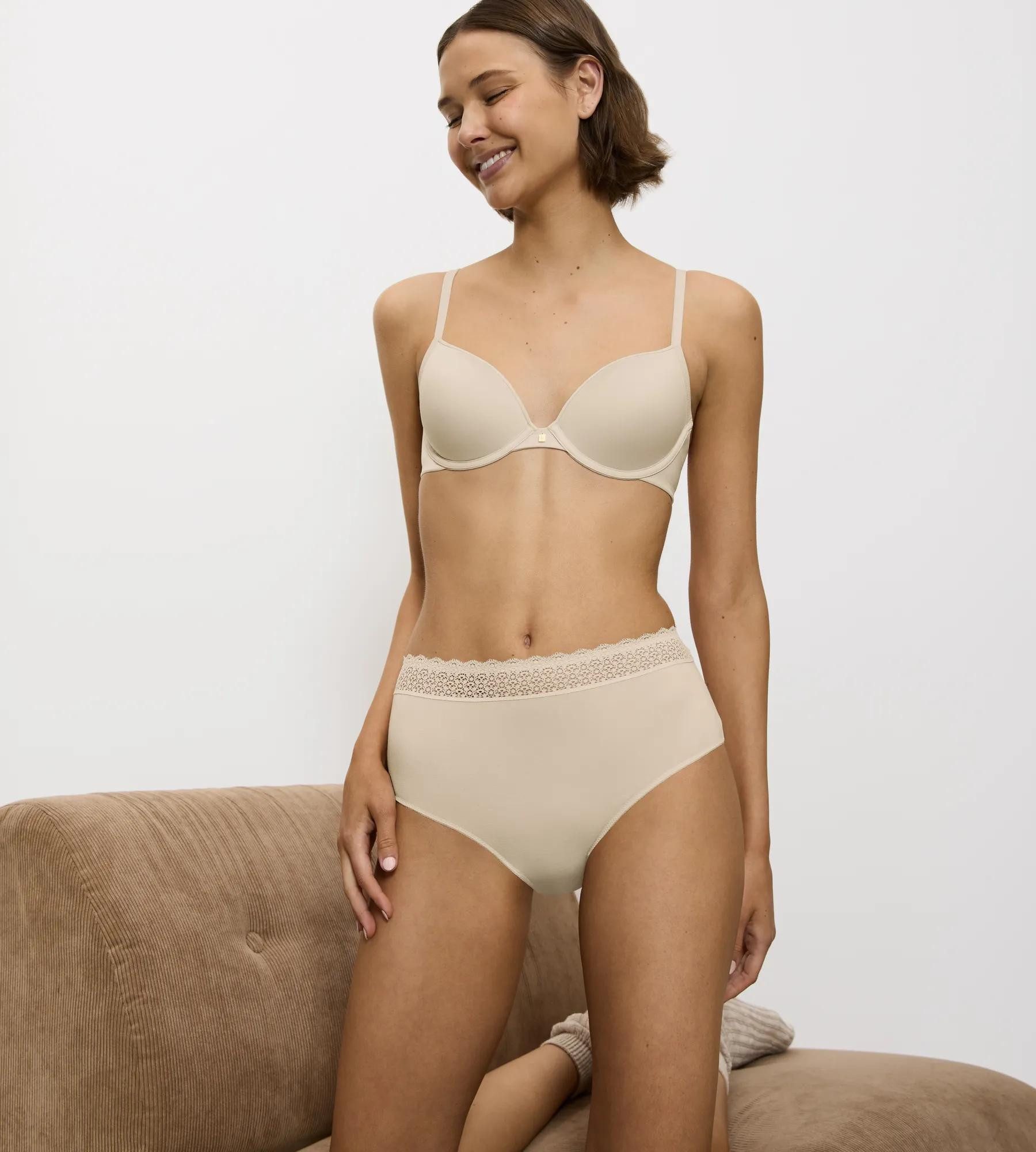 Triumph Midislip Feel of Modal (2er Pack) sehr weich, elastischer Bund mit Spitze, leicht