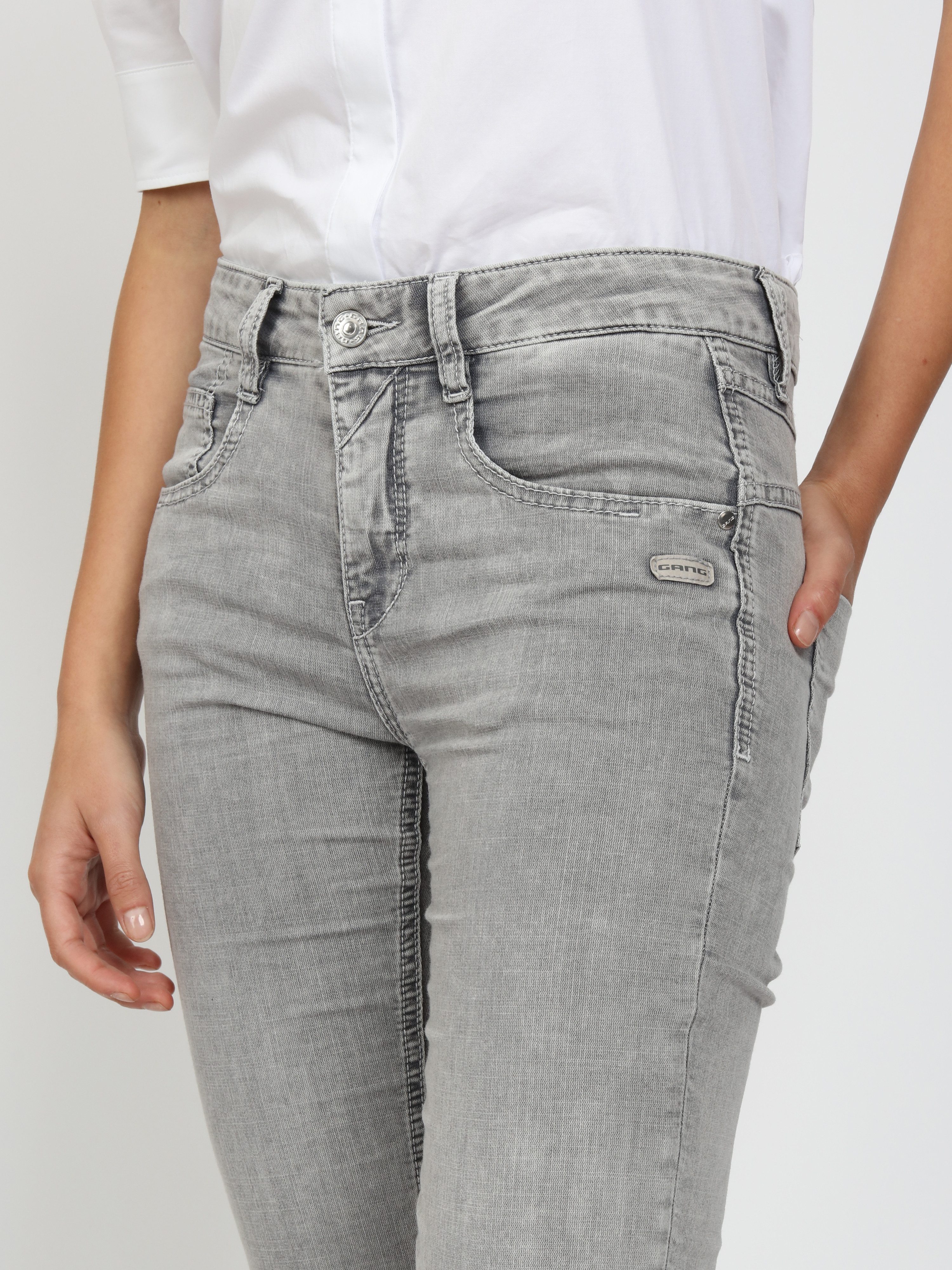 GANG Relax-fit-Jeans 94AMELIE aus leichtem, weichen Stretch-Denim