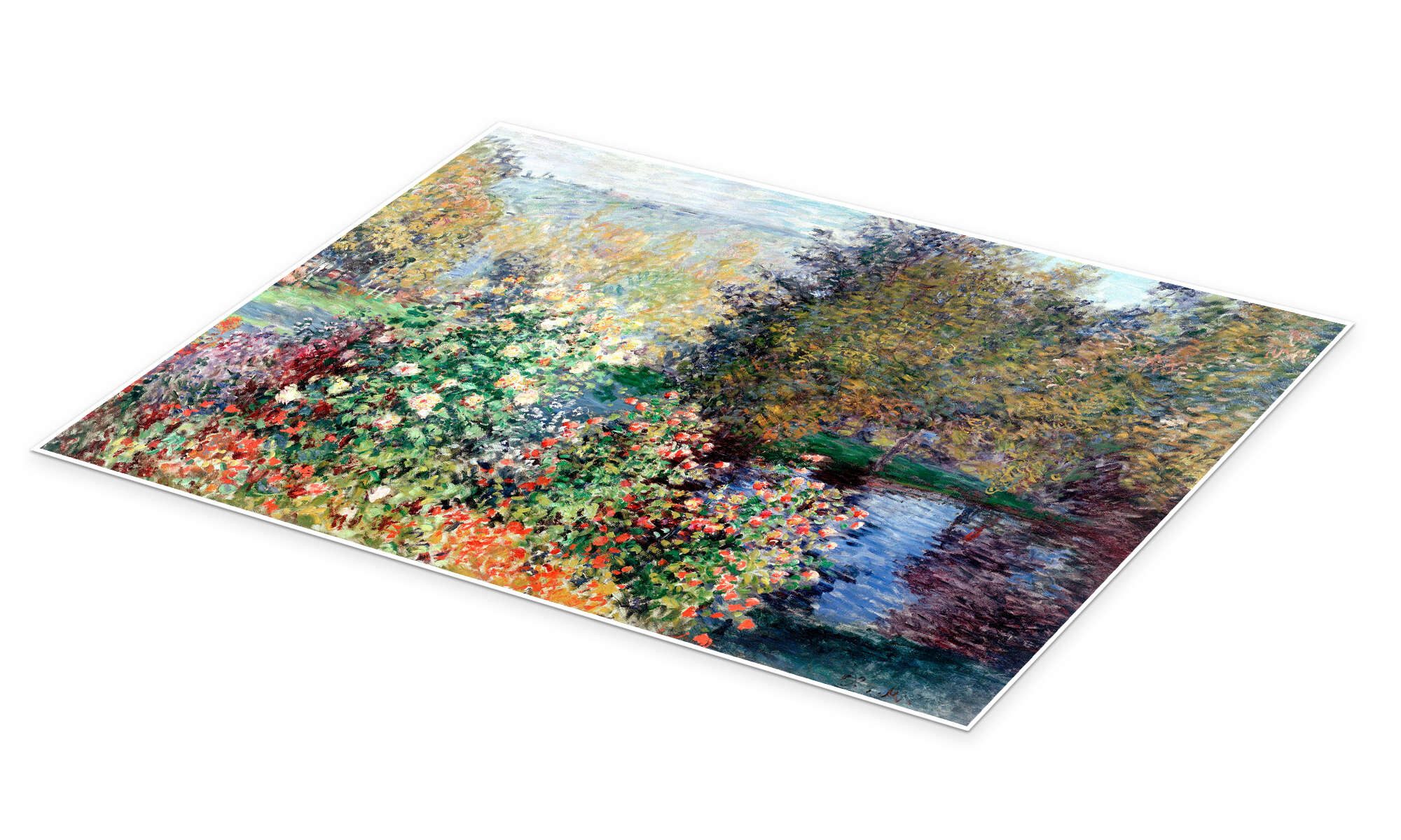 Posterlounge Wandbild Stiller Winkel, Claude Monet, erhältlich als Poster, Leinwandbild, Wandsticker oder Acrylglasbild