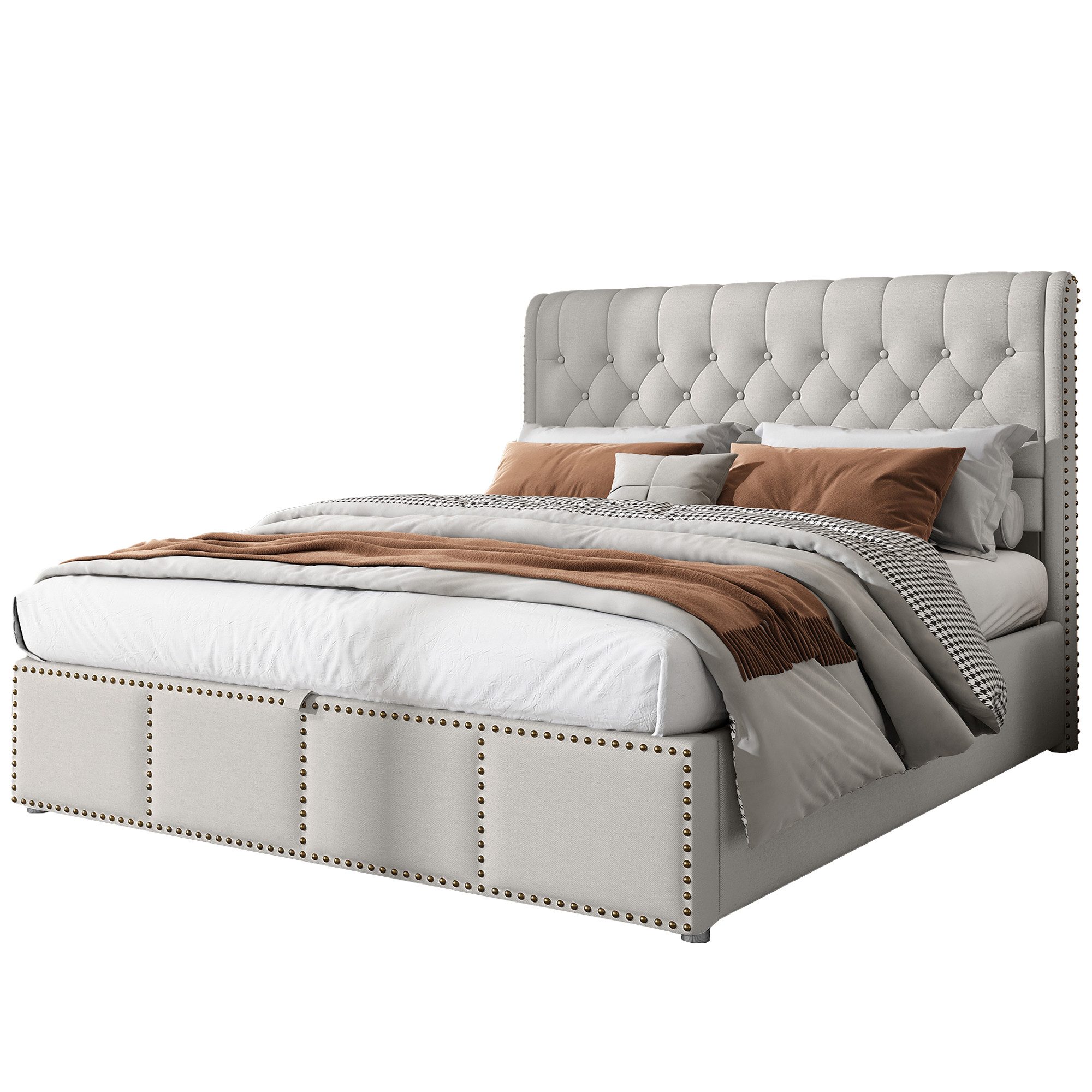 REDOM Polsterbett Doppelbett (140 x 200 günstig online kaufen