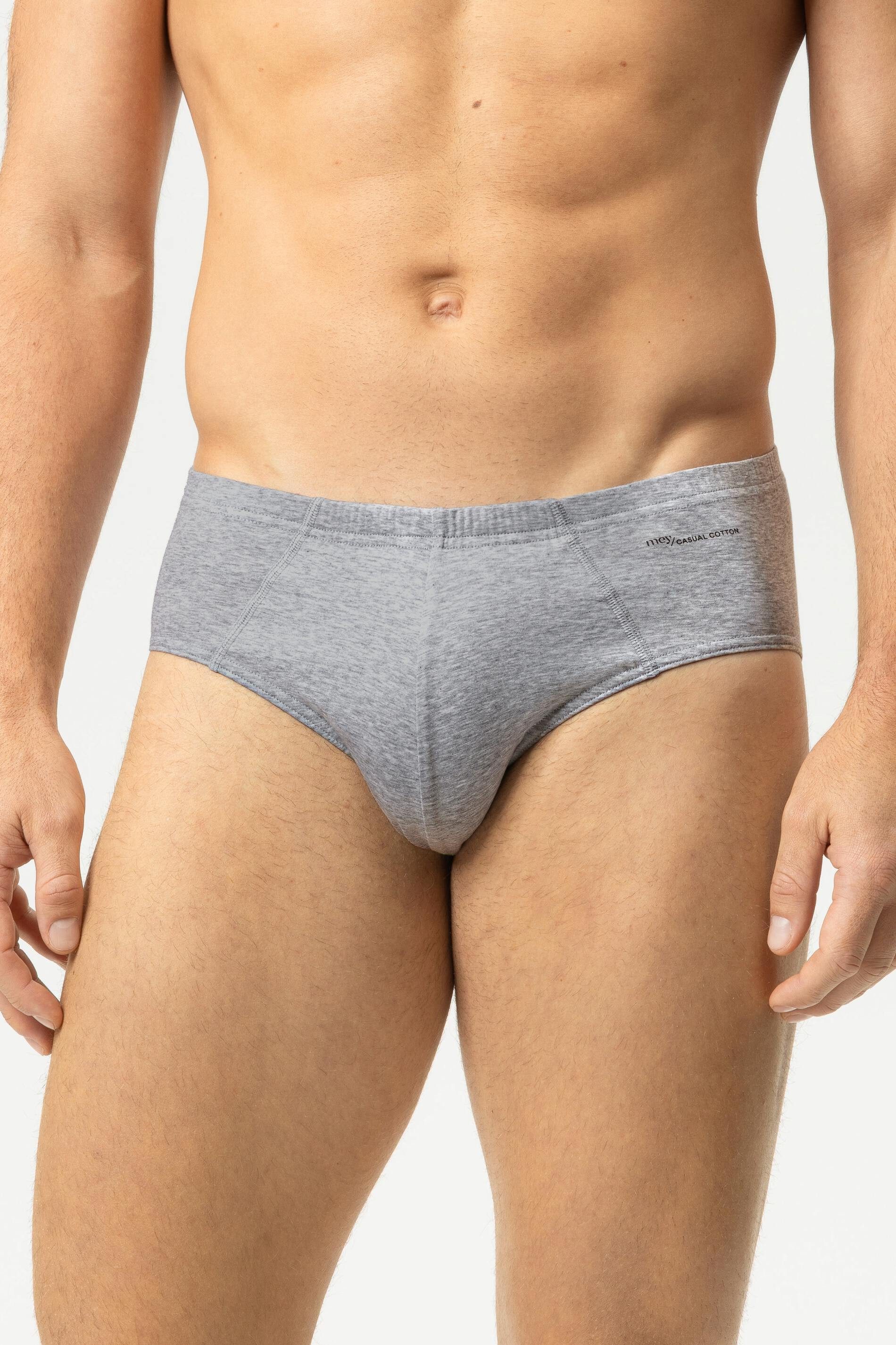 Mey Jazz-Pants Slips Mey Herren Slip Serie Casual Cotton Uni Jazz-Pants (1-St., 1er-Pack) Klassischer Slip, Gemustert, Atmungsaktiv, Baumwoll-Mix