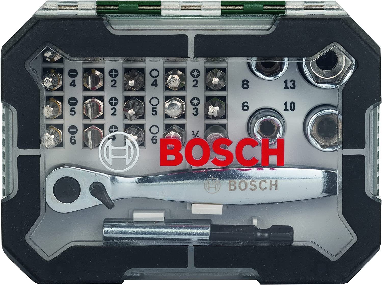 BOSCH Bit-Set Schrauberbit- und Ratschen-Set, 26-teilig, günstig online kaufen
